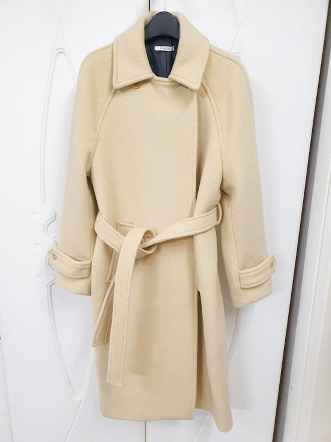 POSZER 포저 레몬 헤링본 나그랑 롱코트 S 상품이미지2