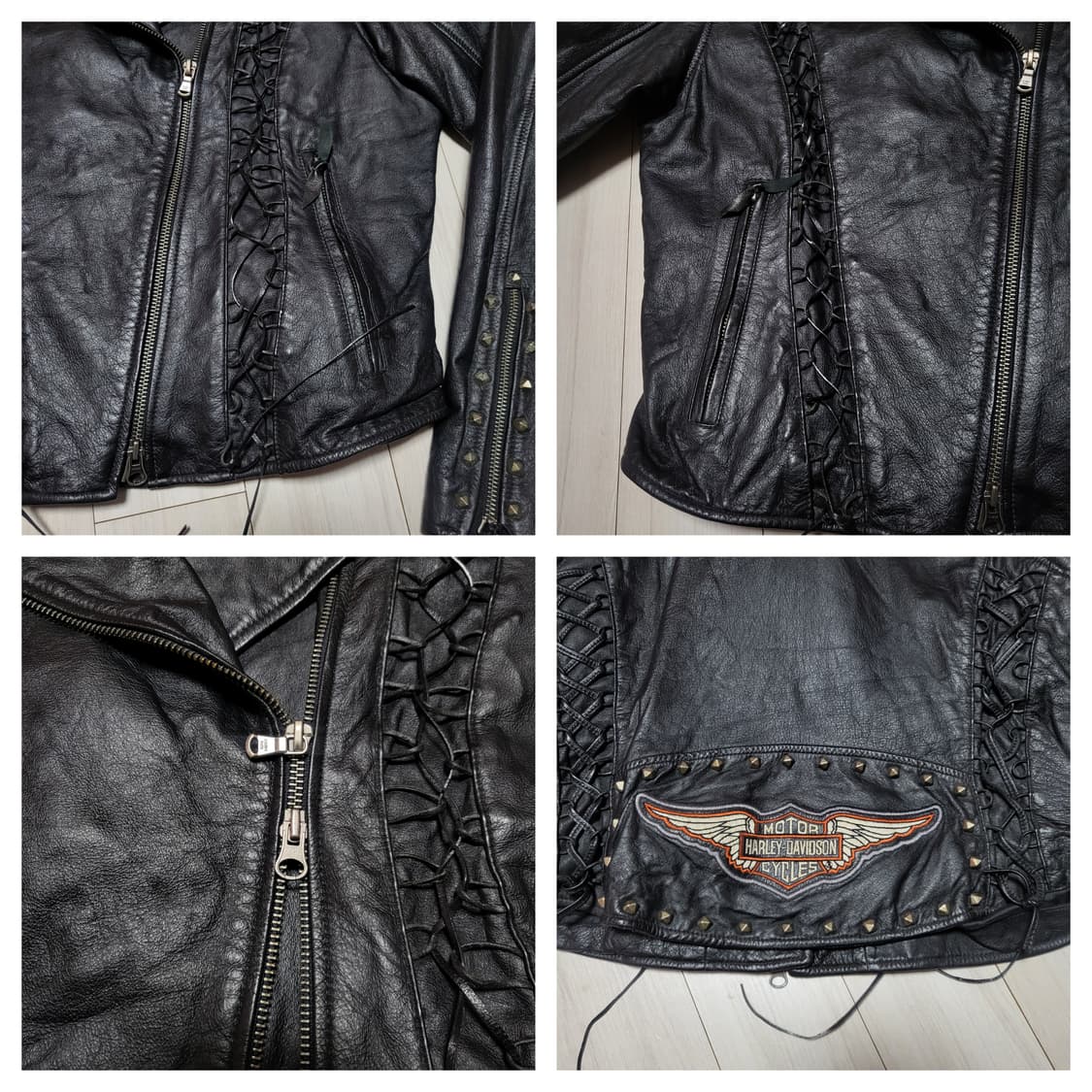 (여성 M) 04SS 프로토타입 할리데이비슨 가죽자켓 라이더자켓 상품이미지9