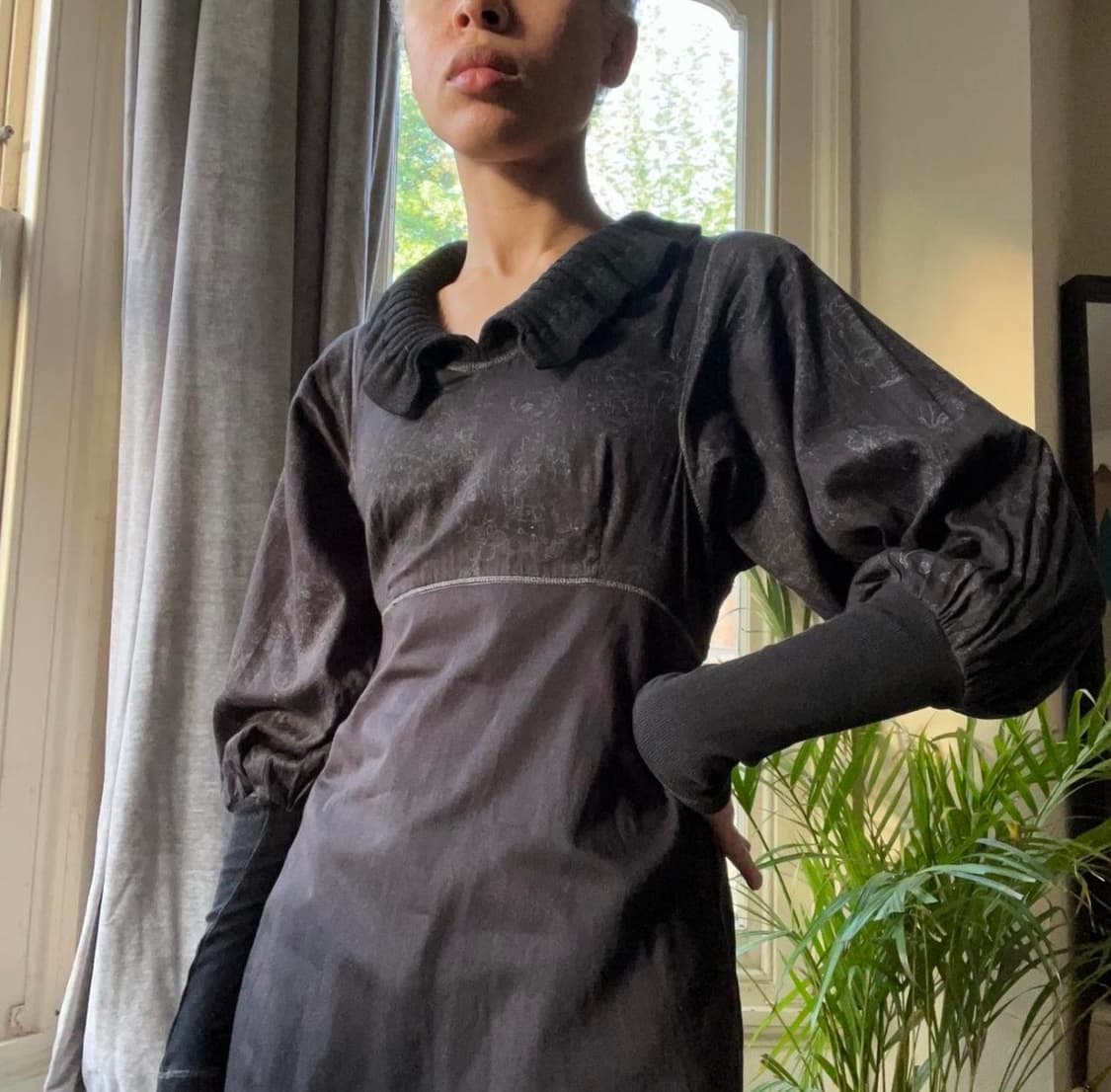 빈티지 cop copine 블랙 원피스 상품이미지2