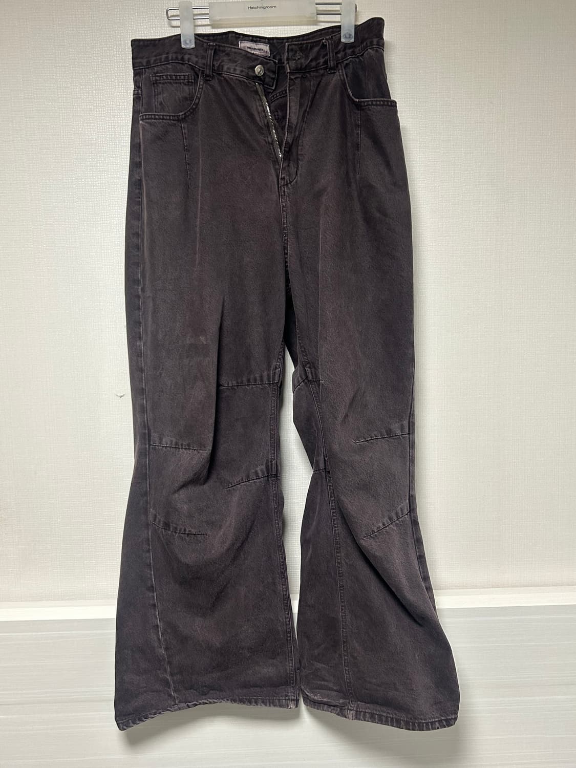 999 humanity AV PLEATS DYED DENIM PANTS 상품이미지3