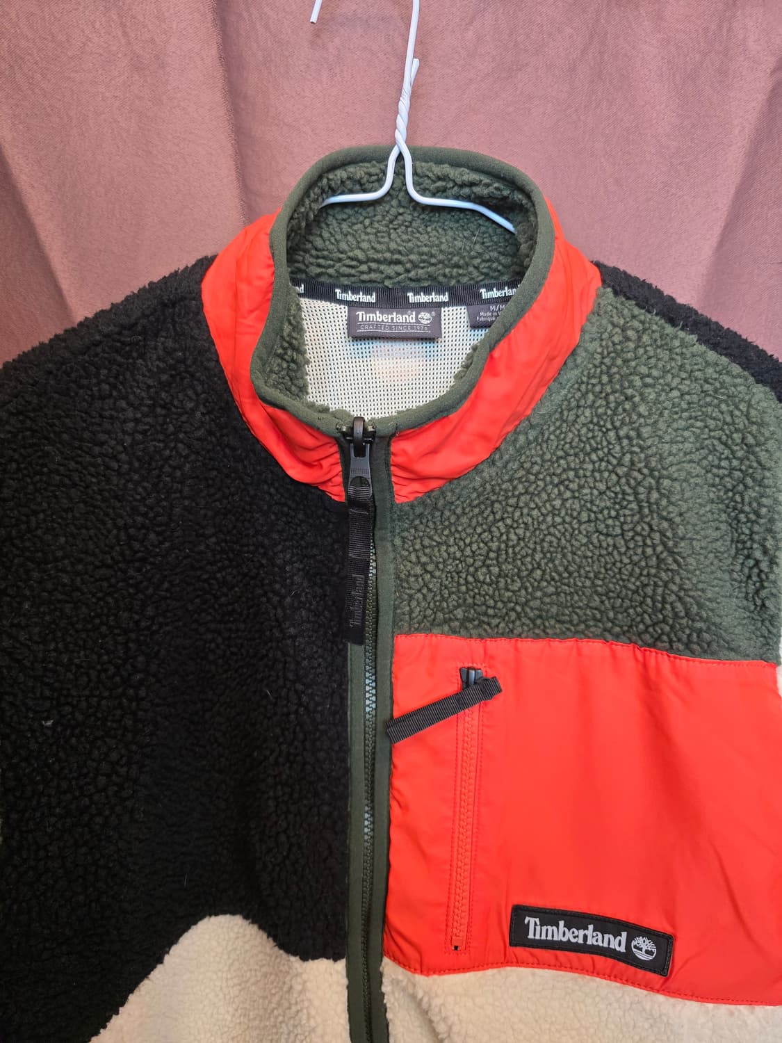 팀버랜드 멀티컬러 뽀글이자켓 상품이미지1