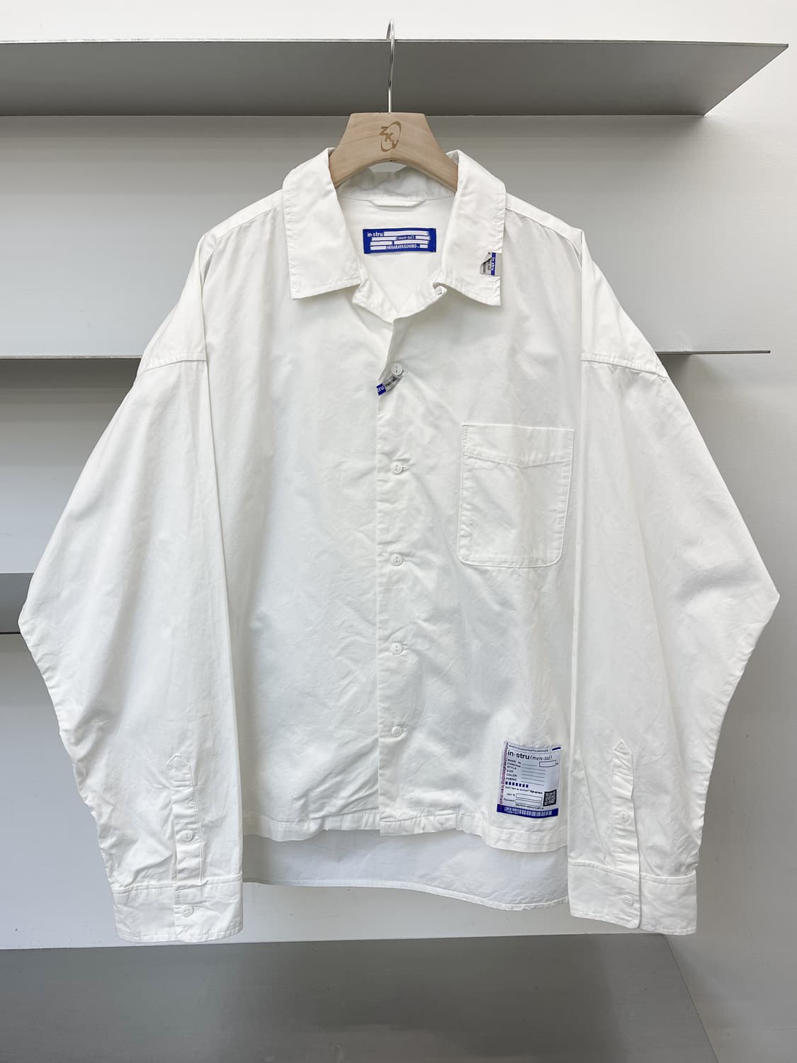 메종 미하라 야스히로 옥스포드 롱슬리브 셔츠 상품이미지2