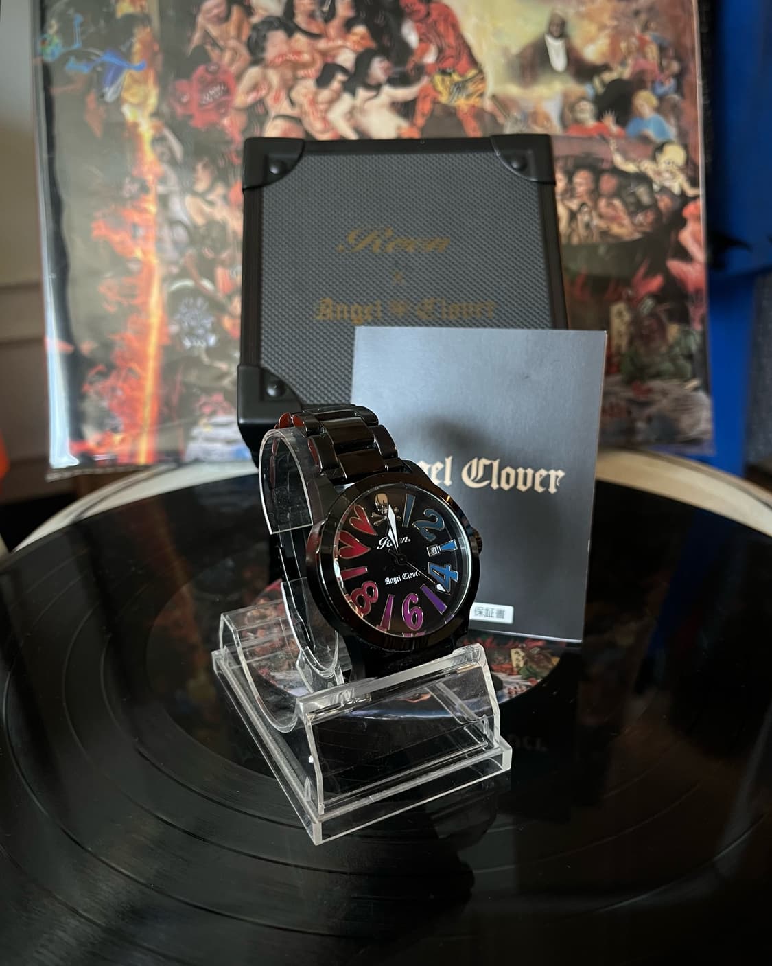 Roen X Angel Clover Skull Metal Watch 상품이미지2