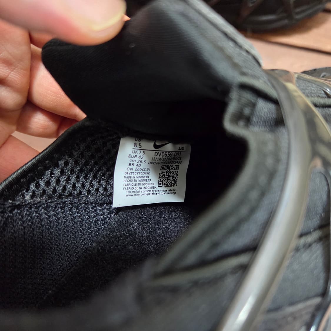 [265] 나이키 쿠키니 트리플 블랙  상품이미지9