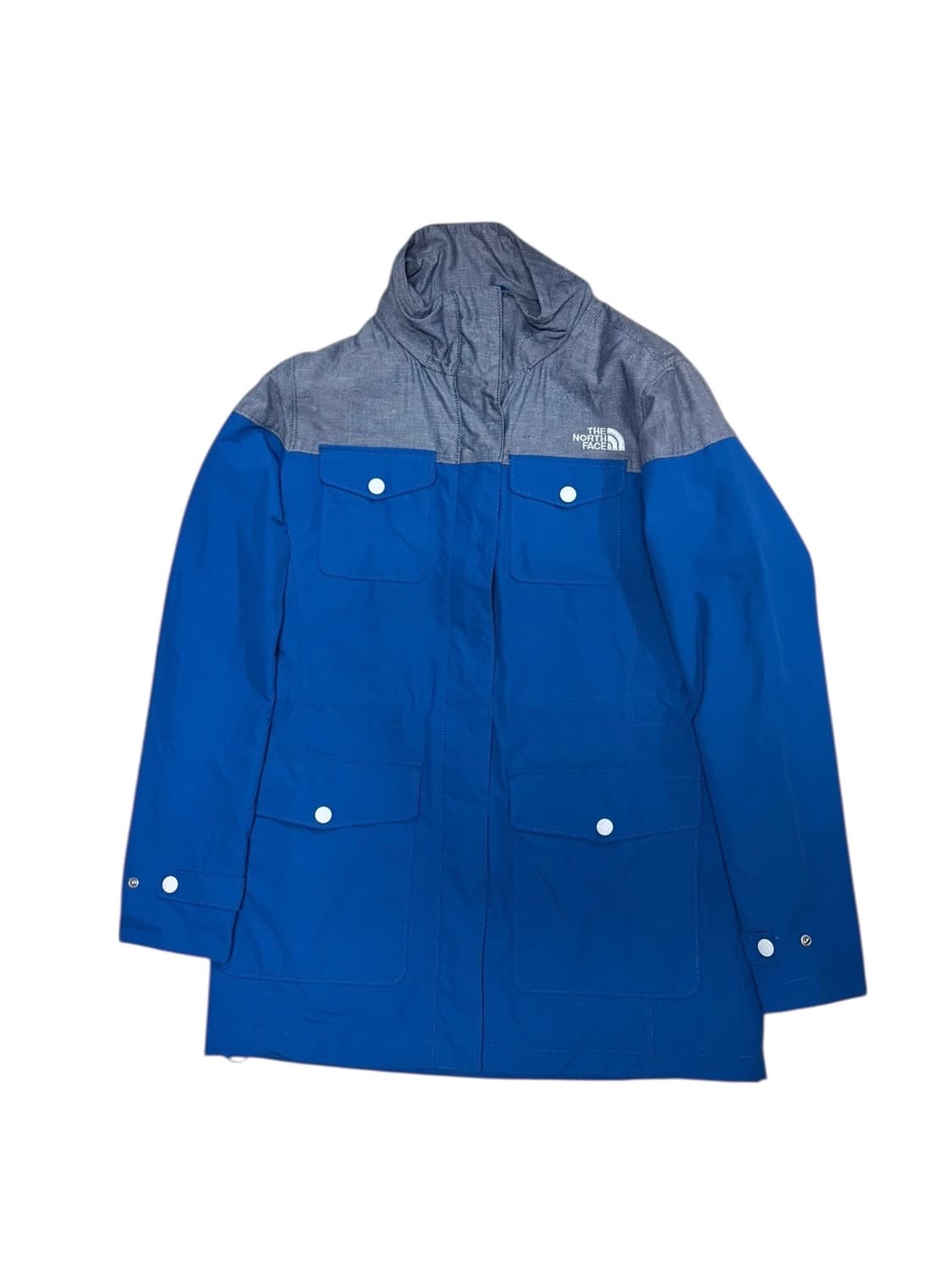 90s 빈티지 노스페이스 블루 바람막이 미디 상품이미지2