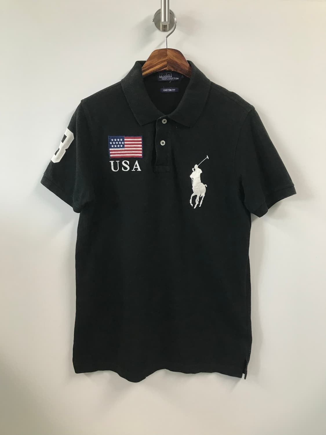 폴로 랄프로렌 빅포니 USA 성조기 반팔 카라티 상품이미지3