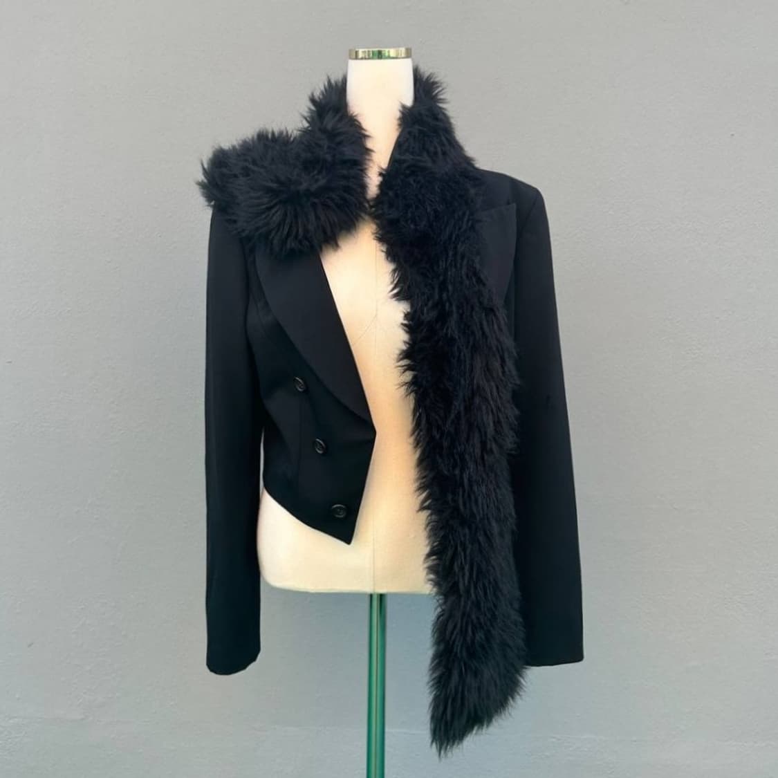 Comme des Garçons Fur Scarf Jacket 상품이미지4