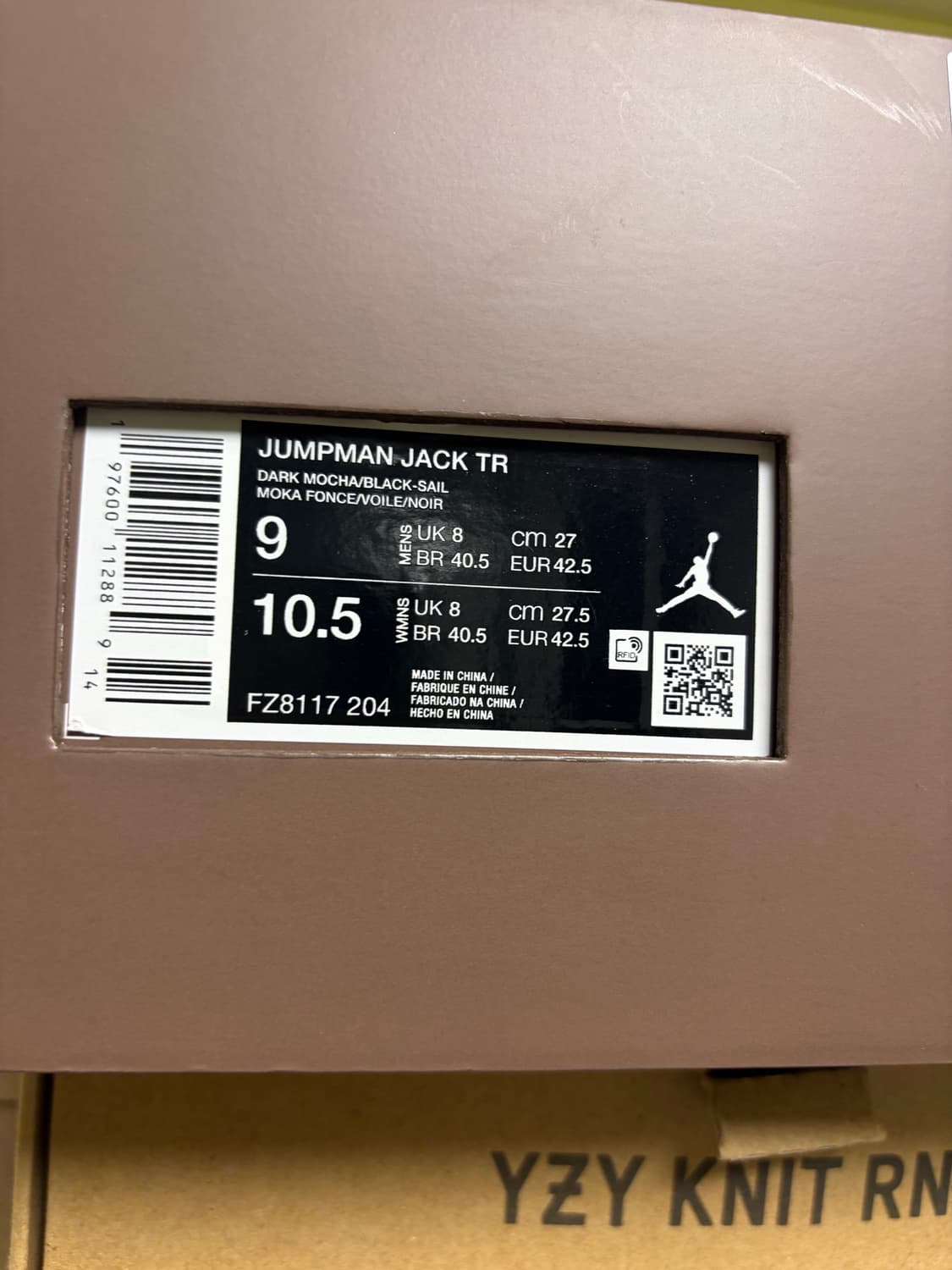 조던 트래비스 스캇 점프맨 잭 tr 다크모카 270mm 상품이미지8