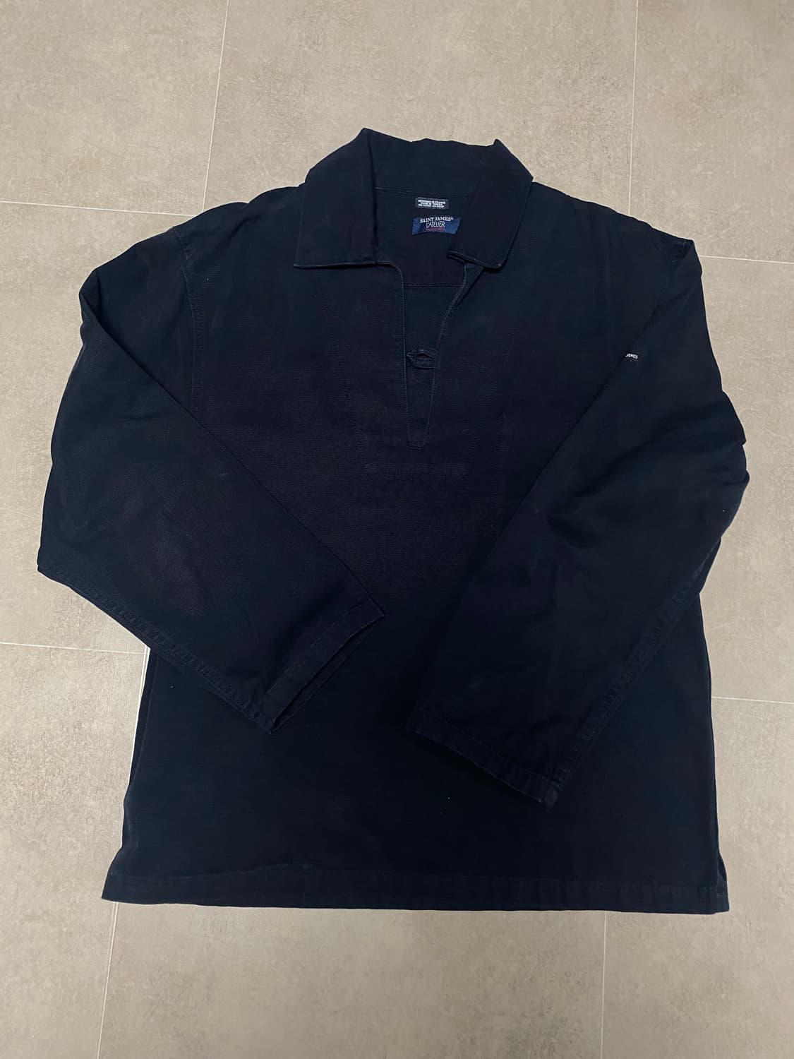 세인트제임스 NEMO 네이비 마린 코튼 긴팔 상품이미지1