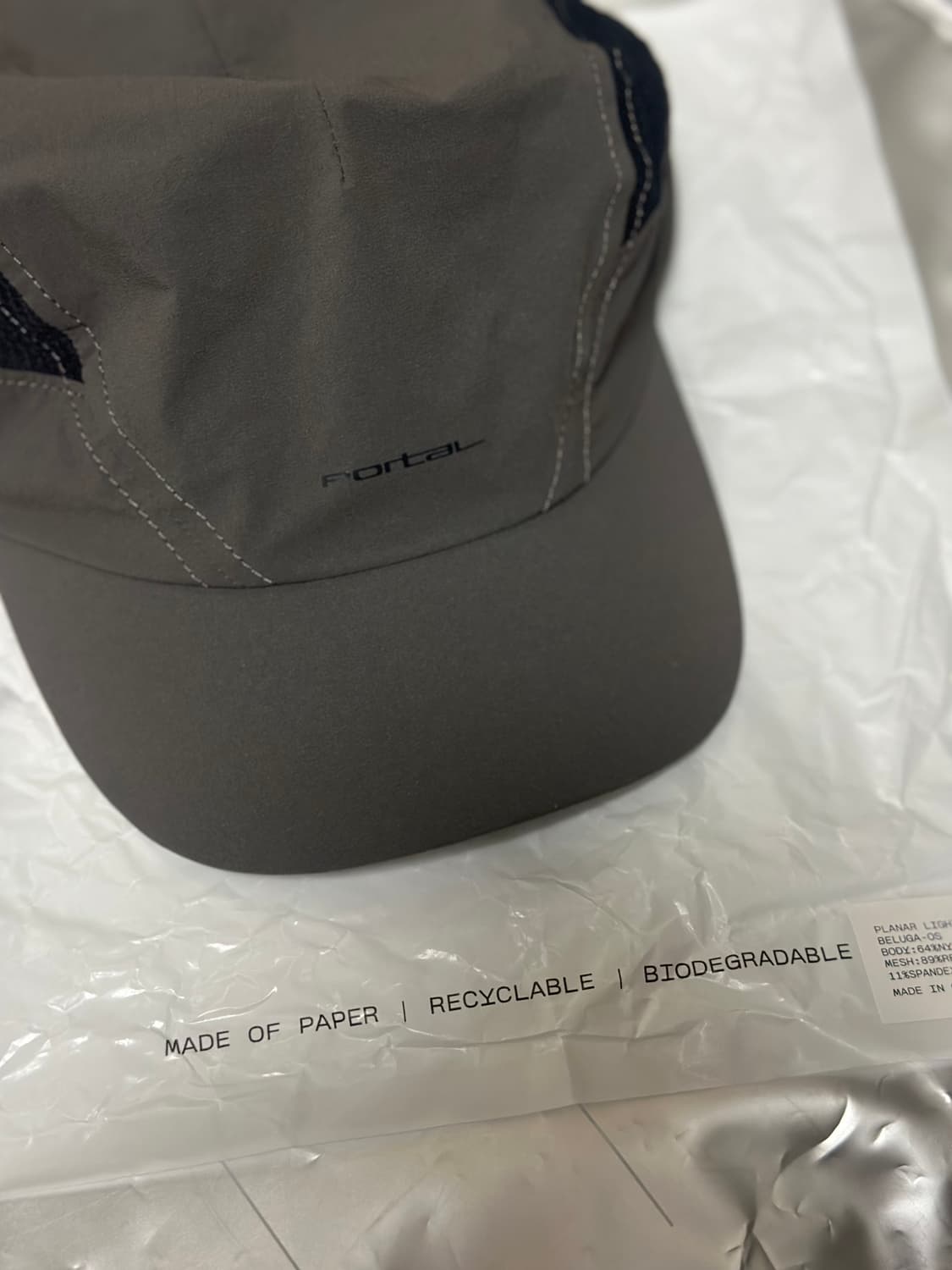 portal 포탈 PLANAR LIGHTWEIGHT CAP 러닝 캡 상품이미지7