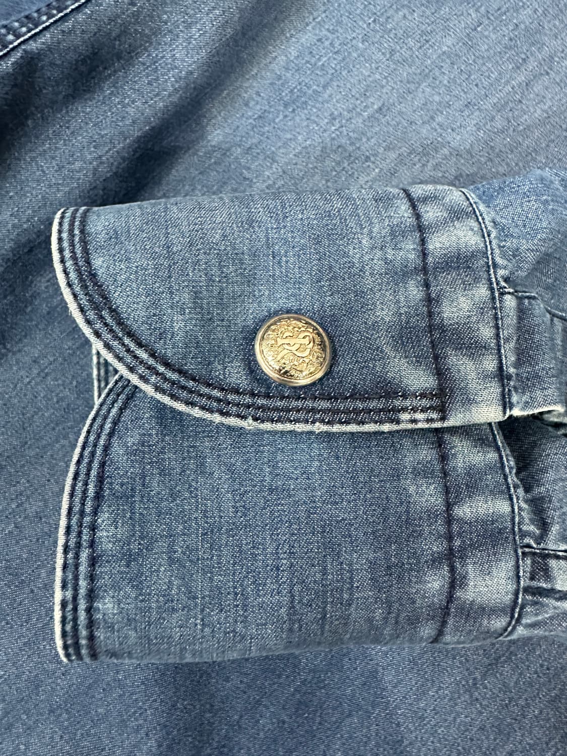 스테파노리치 새상품 버튼장식 프런트 데님팬츠 상품이미지6