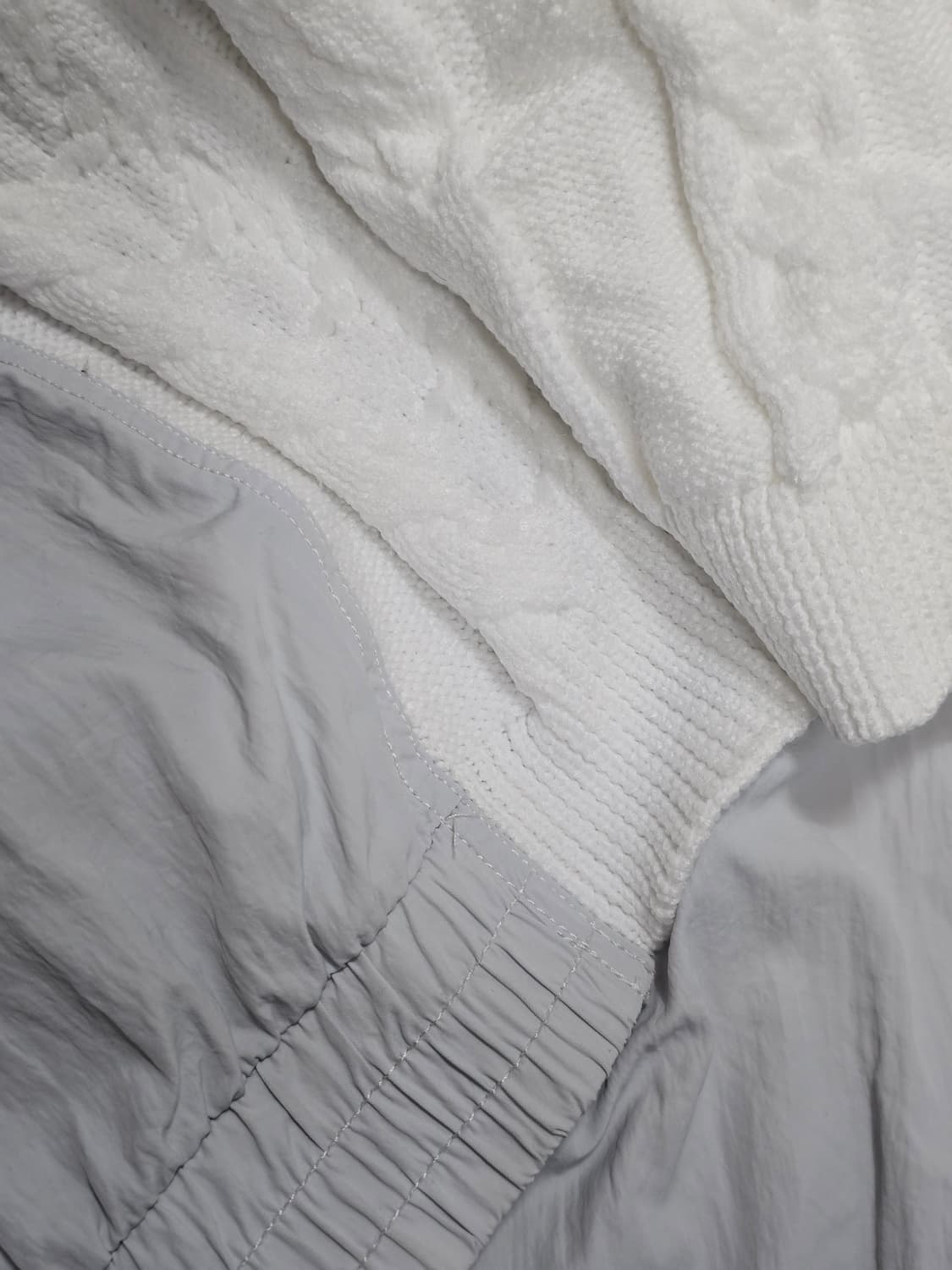 AZUL by moussy 마우지 케이블 니트 긴팔 티셔츠 상품이미지6