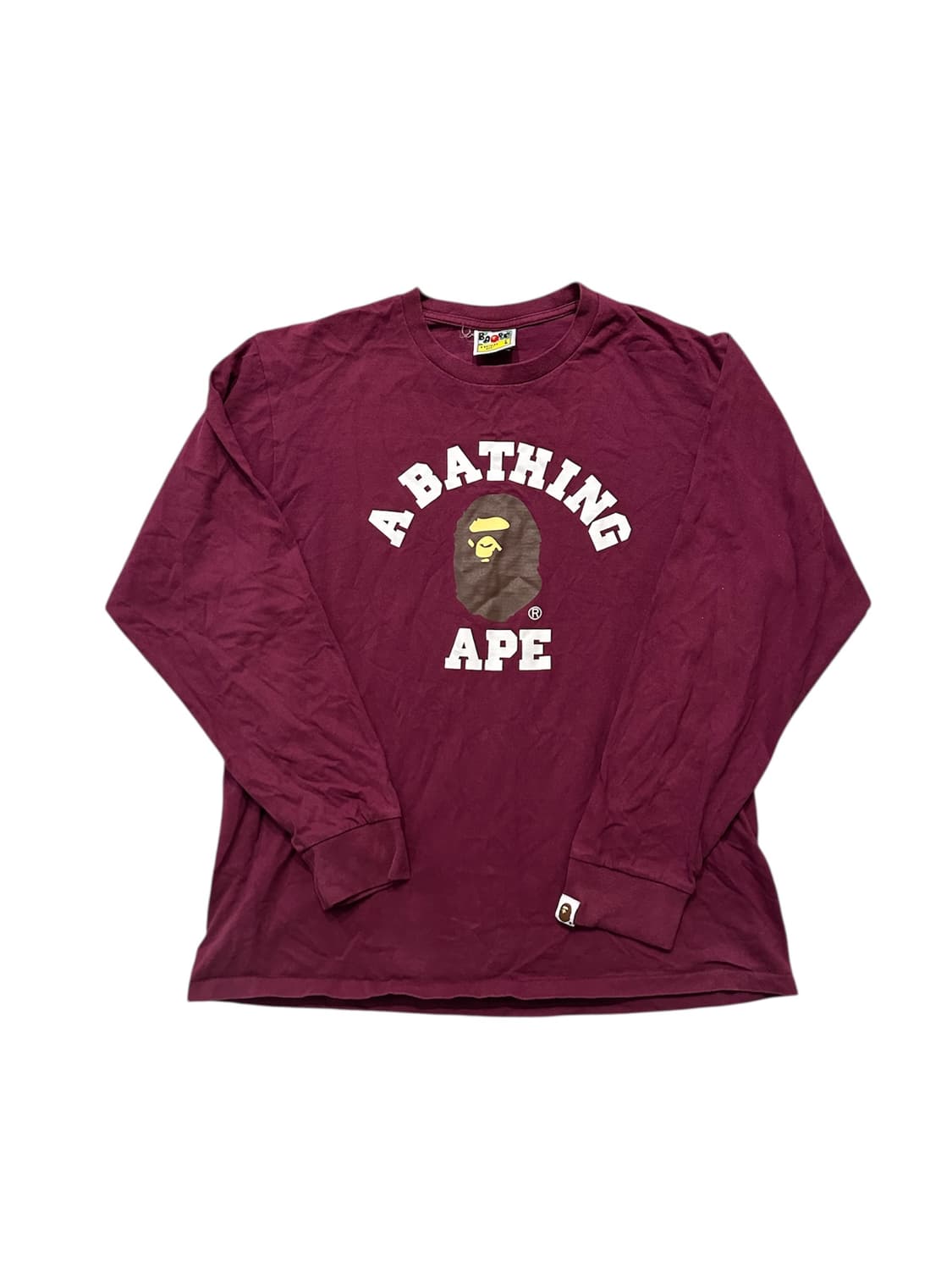 베이프 (Bape) 칼리지 롱슬리브 L 상품이미지1