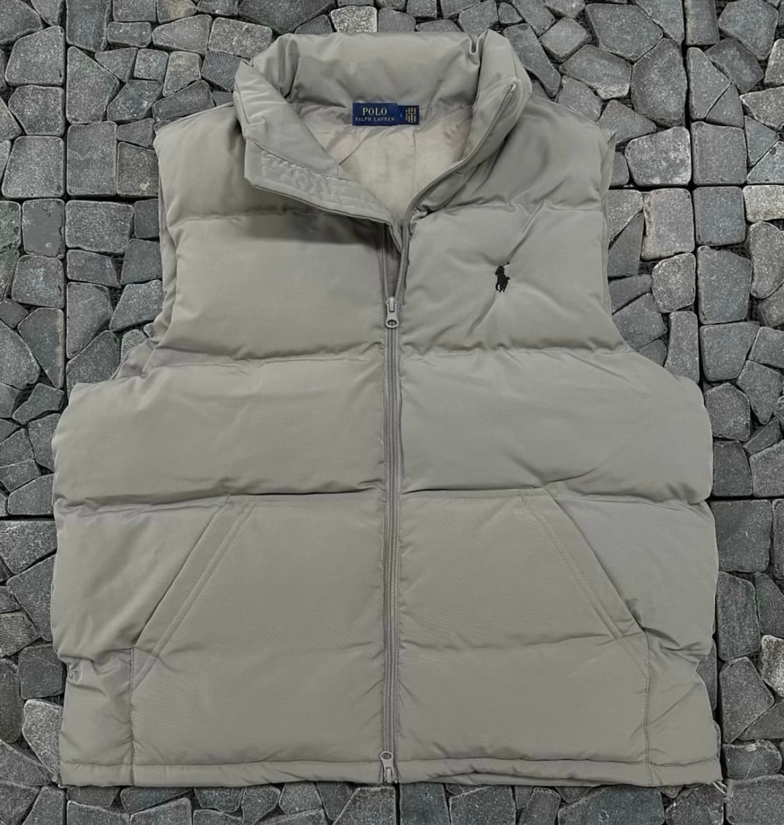 폴로 그레이 조끼 패딩 L 상품이미지2