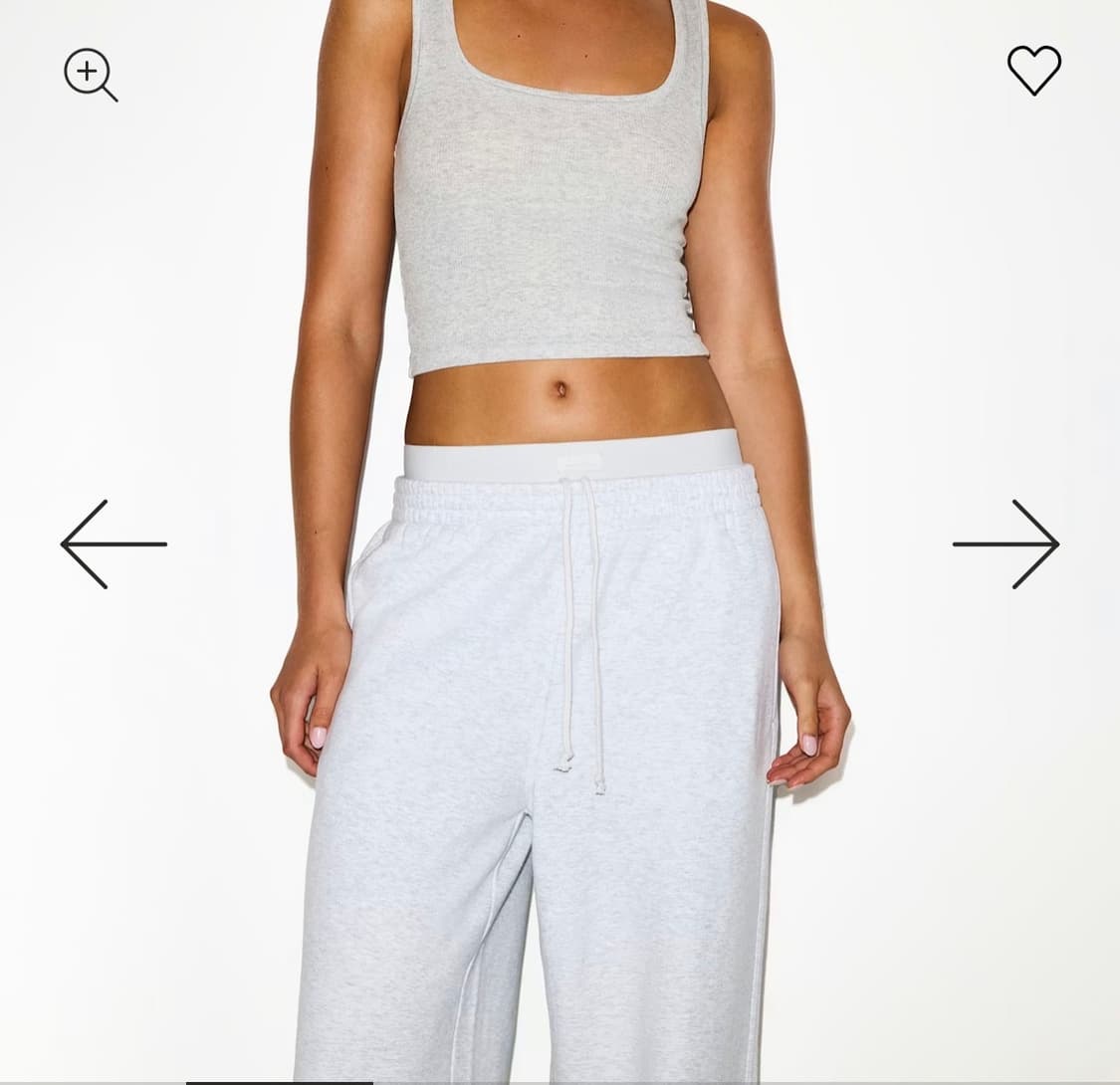 ((구해요)) 스킴스 오버사이즈 더블웨이스트 팬츠 그레이 구해요 상품이미지1