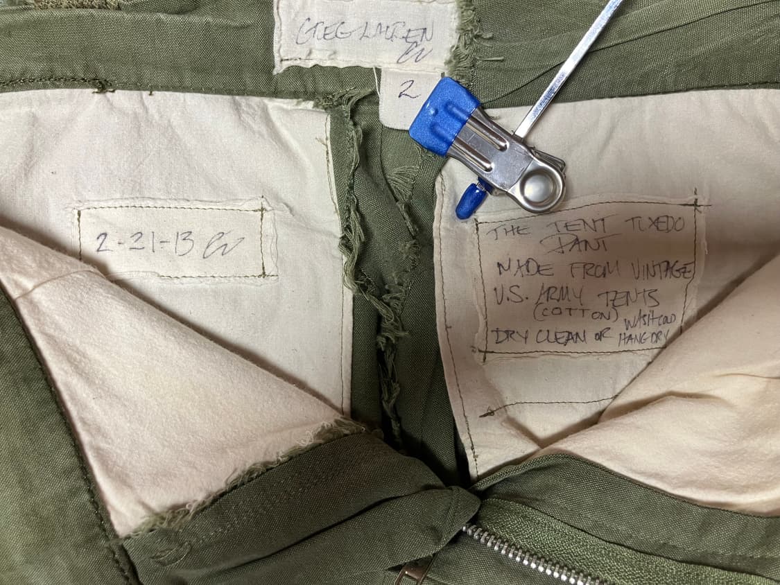 그렉로렌 tent tuxedo pants 상품이미지8