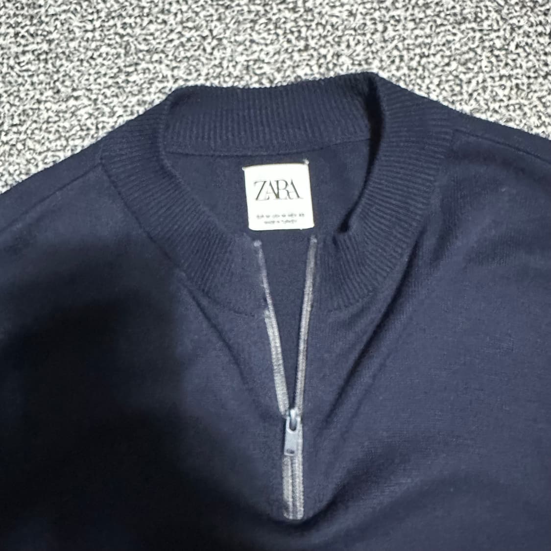 (M) 자라 니트 하프집업 반집업 상품이미지2