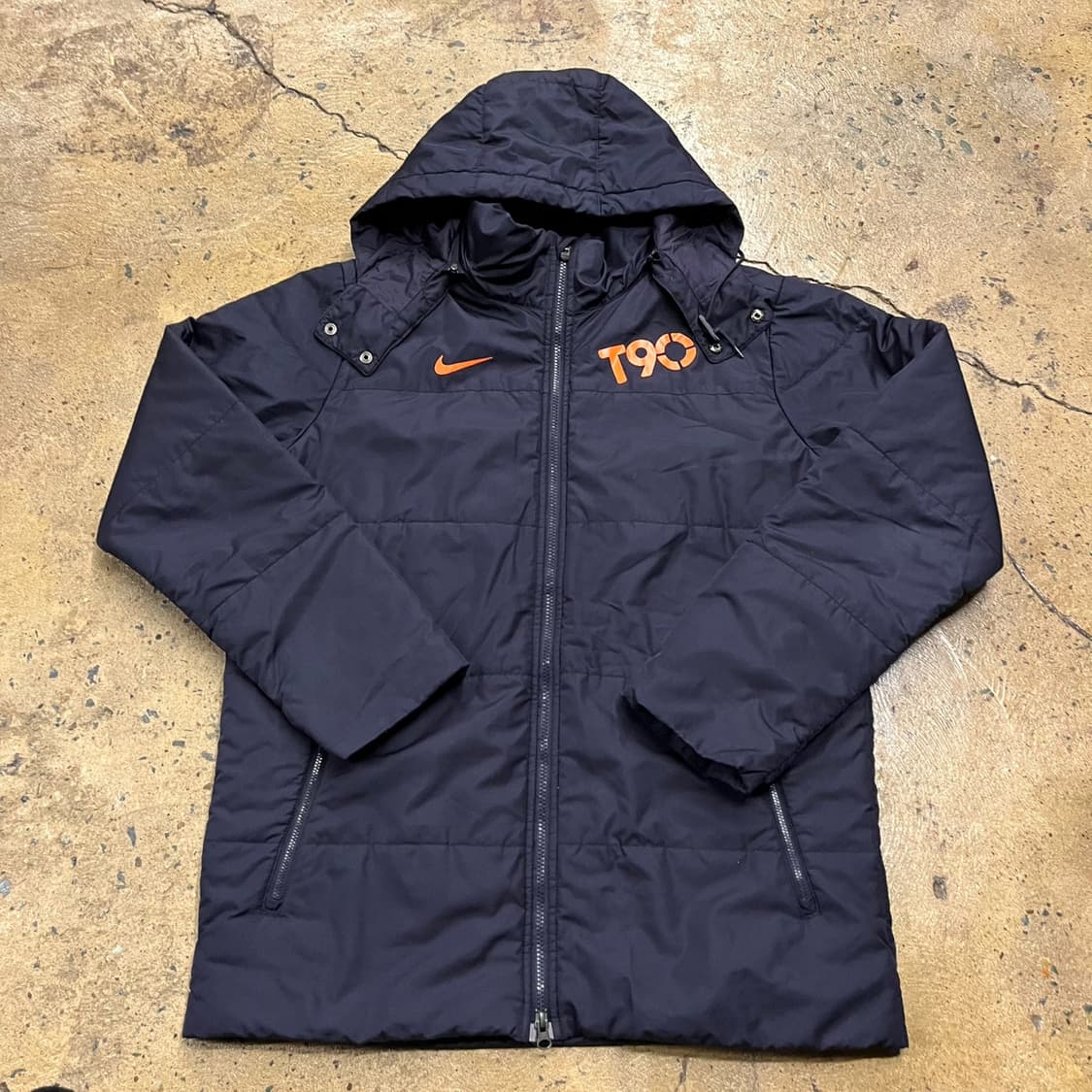 [정품/L] 나이키 토탈 90 시리즈 블랙 패딩 재킷 b16 상품이미지2