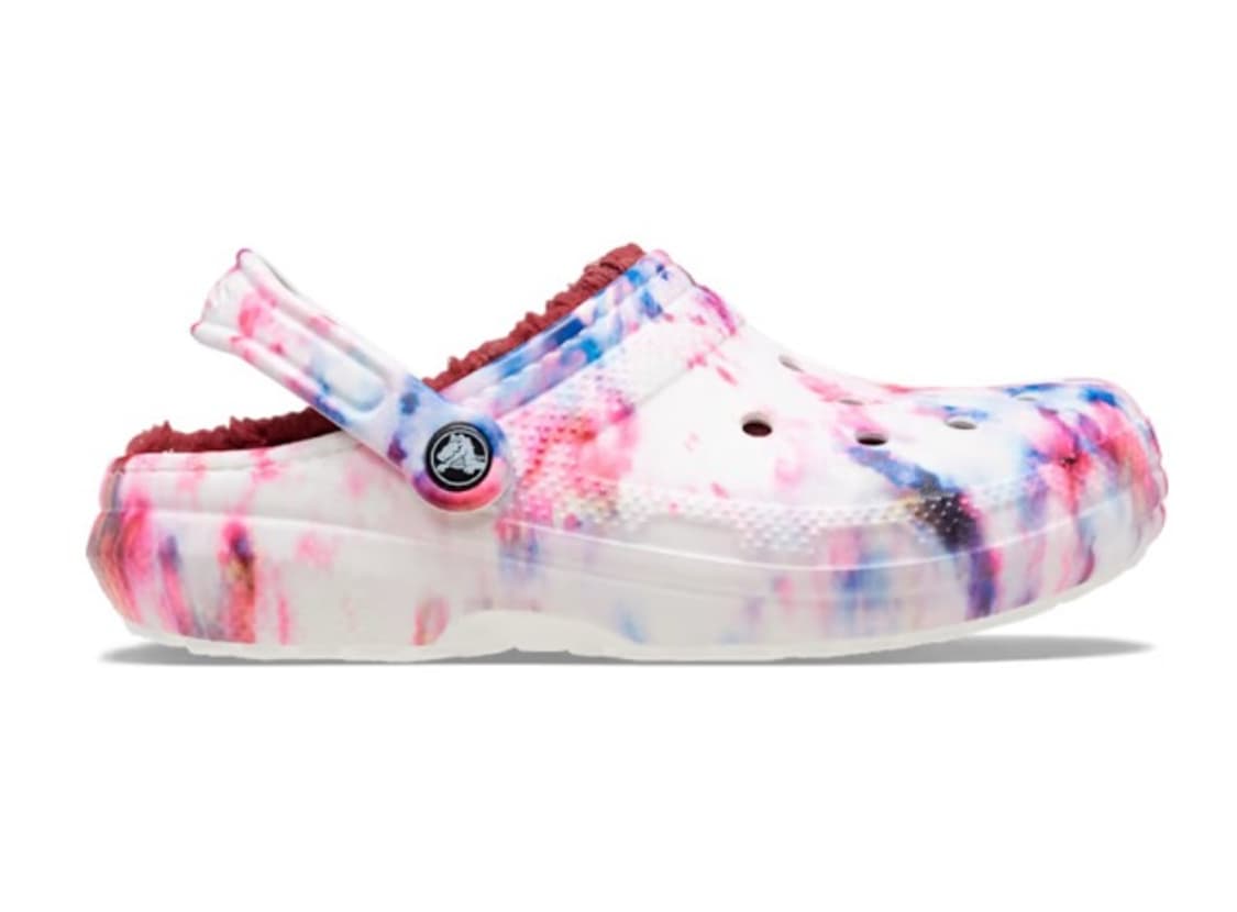 (235~240mm) 크록스 클래식 라인드 타이다이 클로그 털 슬리퍼 상품이미지2