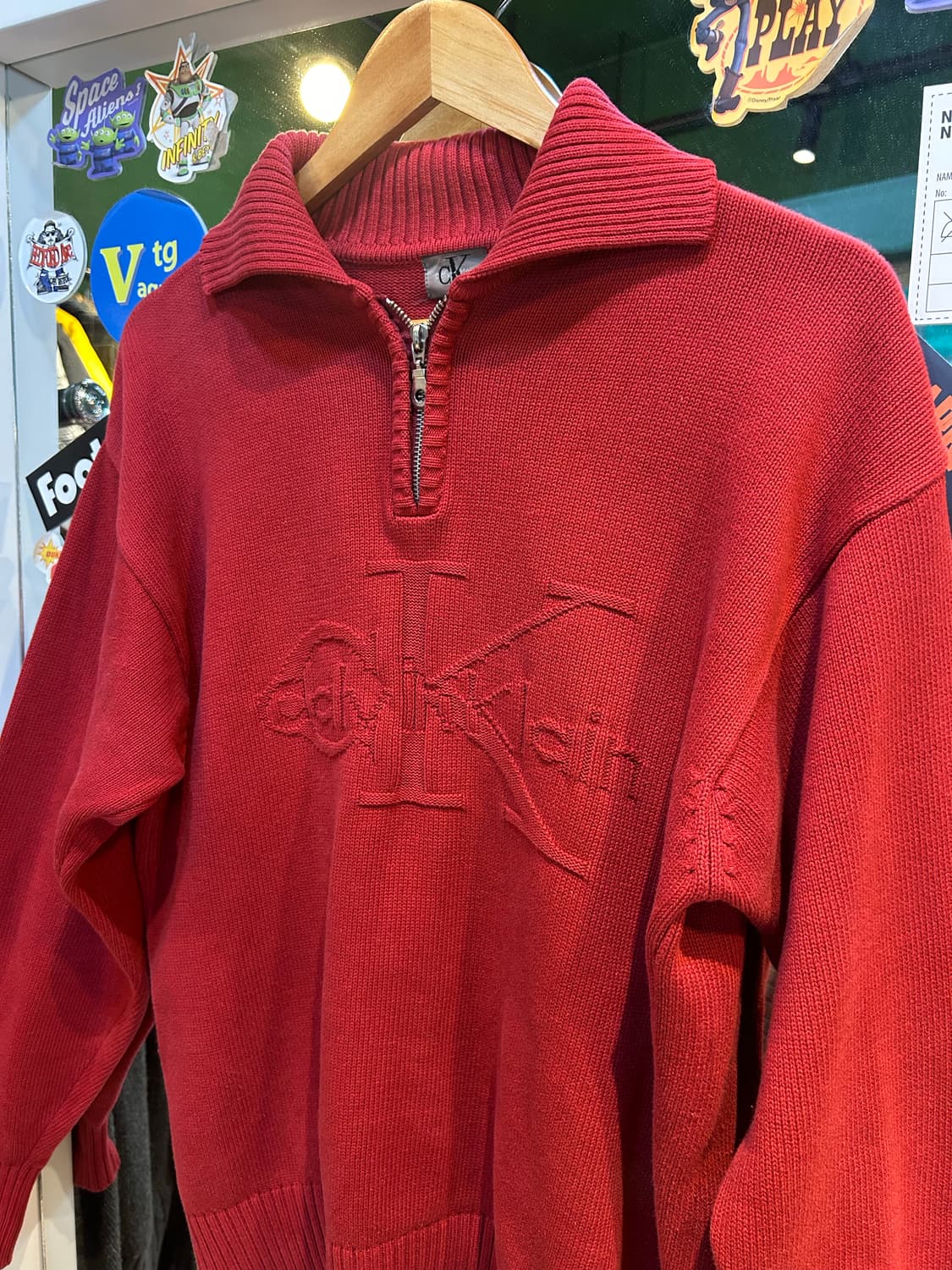 캘빈클라인 하프집업니트 상품이미지1