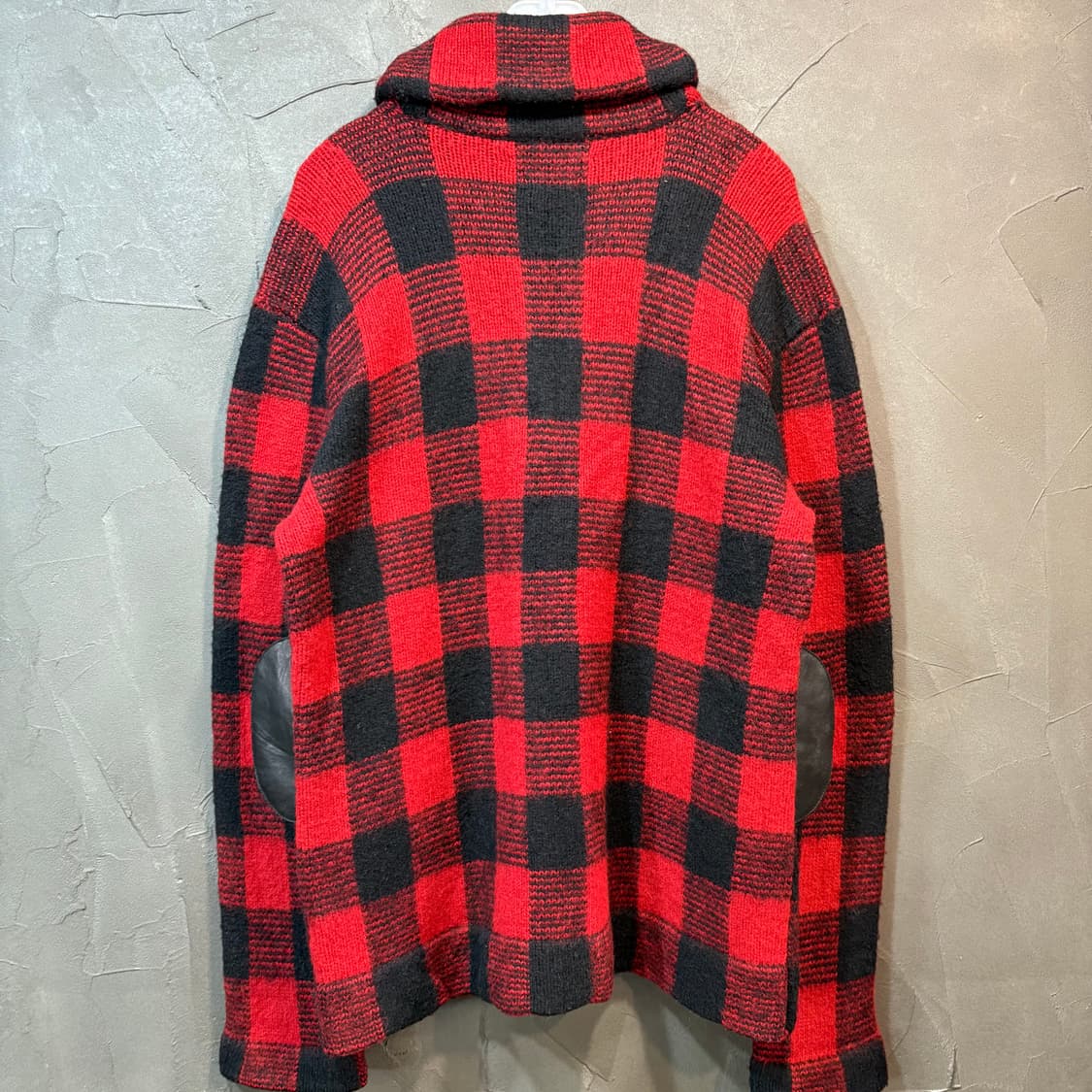 [L] POLO 폴로 랄프로렌 타탄 체크 울 가디건  상품이미지4