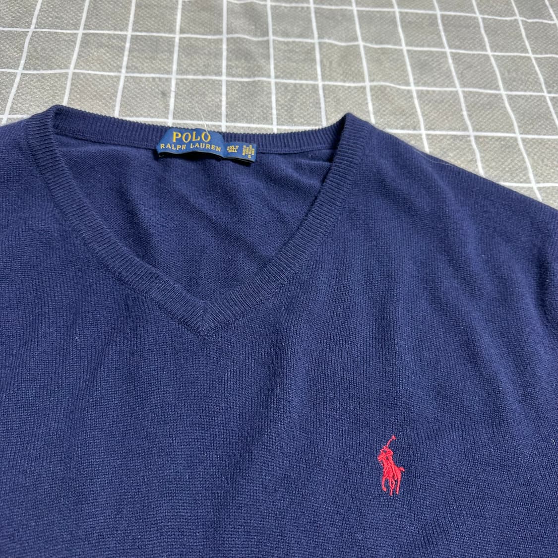 폴로 랄프로렌 피마코튼 니트 네이비 S 상품이미지3