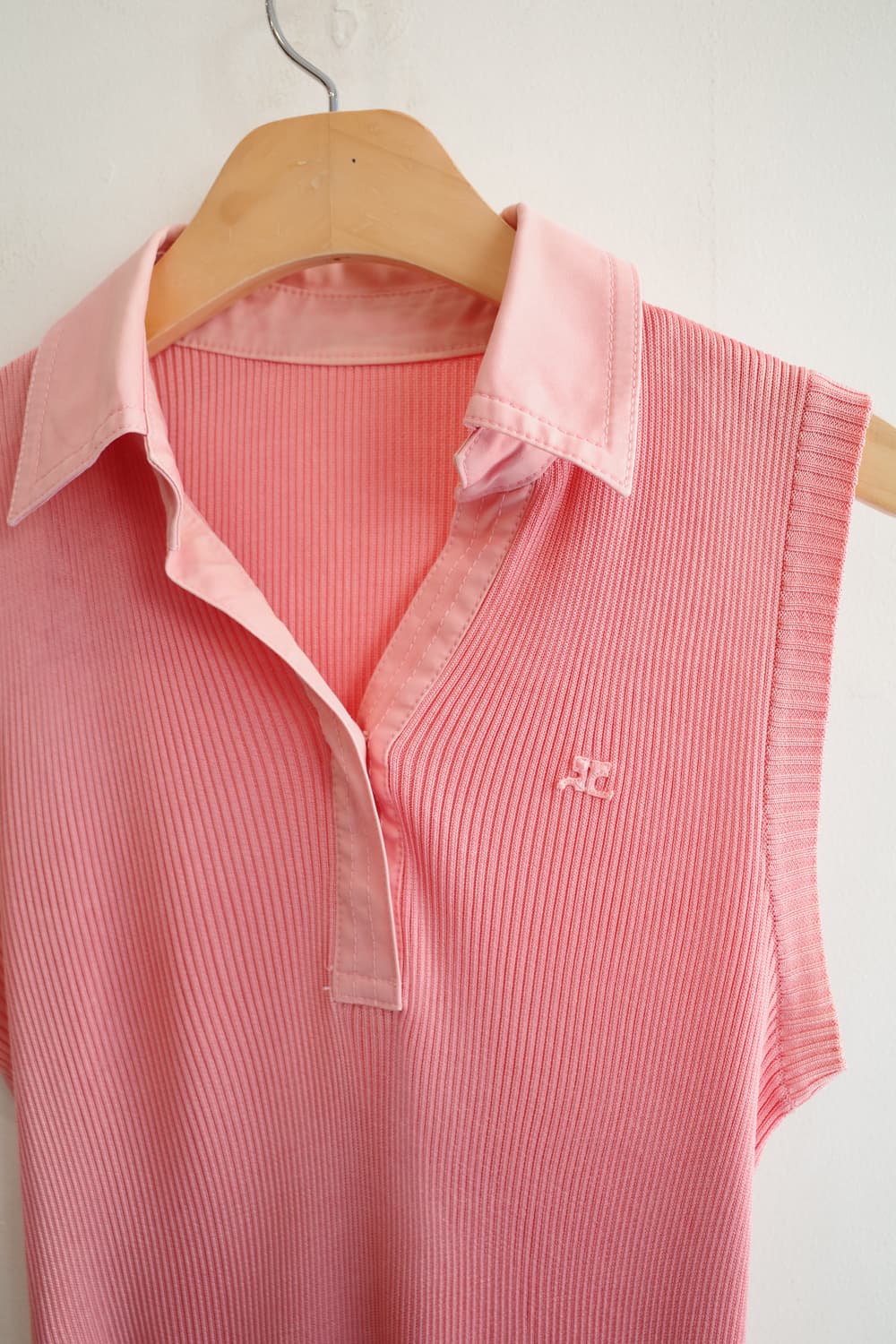 Courreges 쿠레쥬 올드모델 슬리브리스 탑 상품이미지2