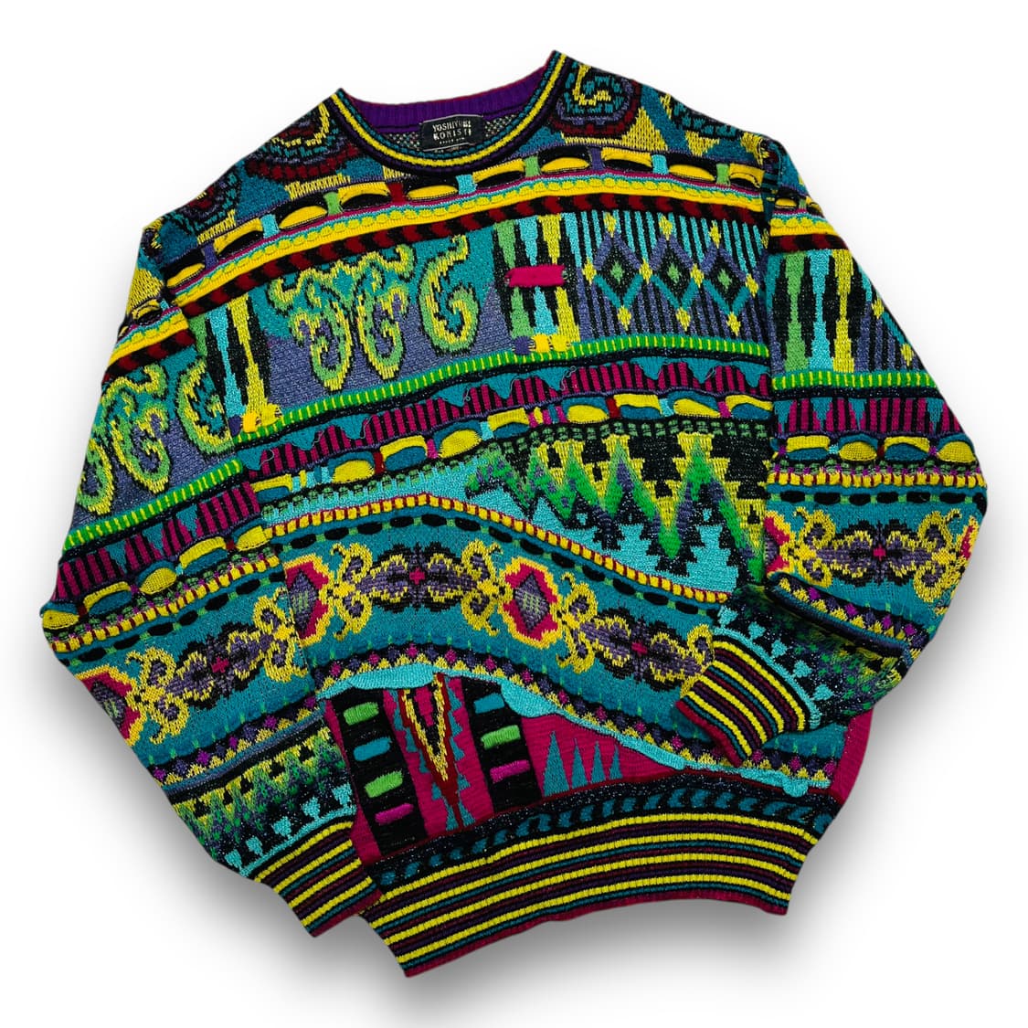 Yoshiyuki Konishi 90s Ethnic cable knit 상품이미지2