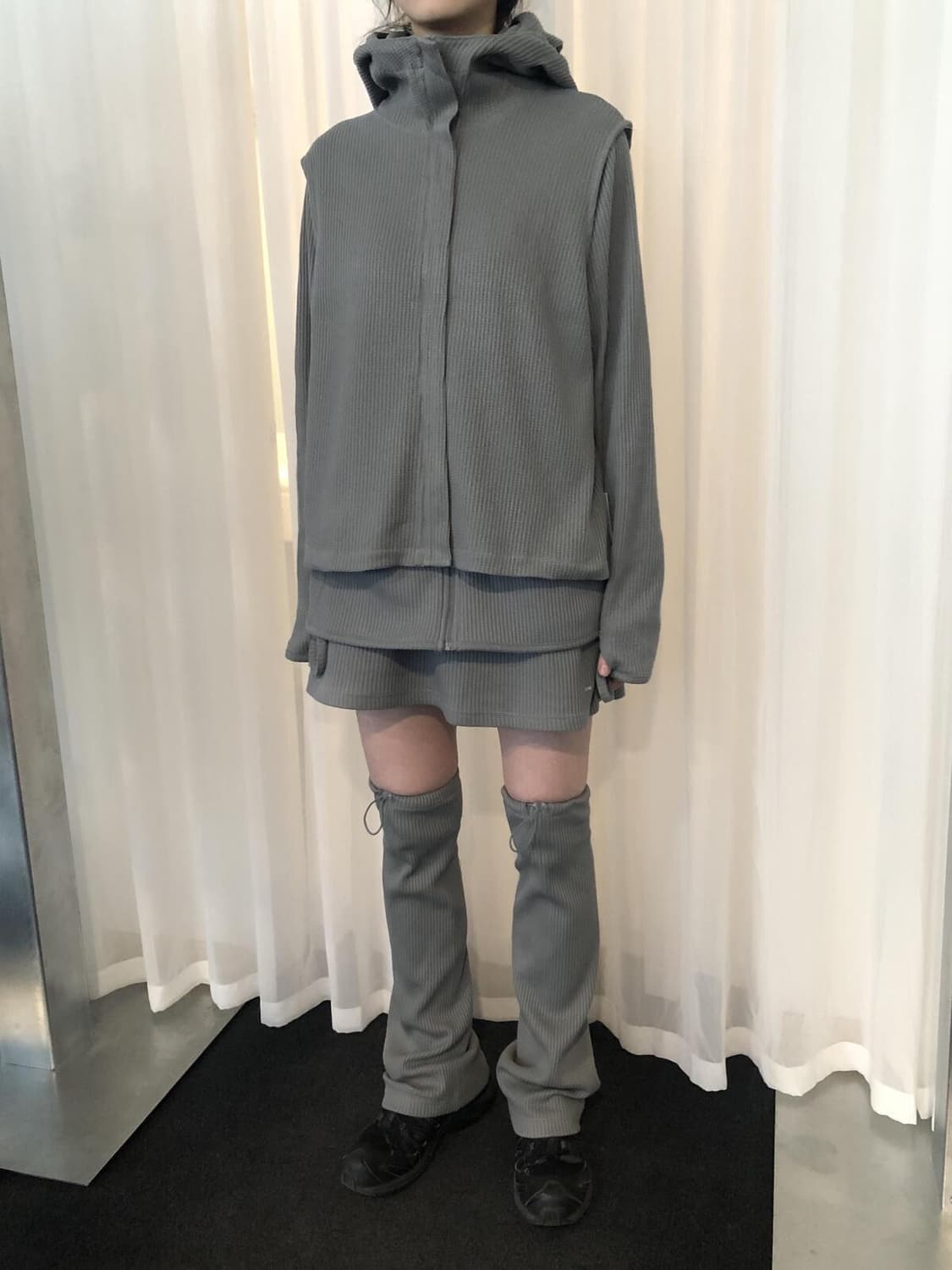 24-001 WAFFLE VEST (DOVE) 상품이미지4