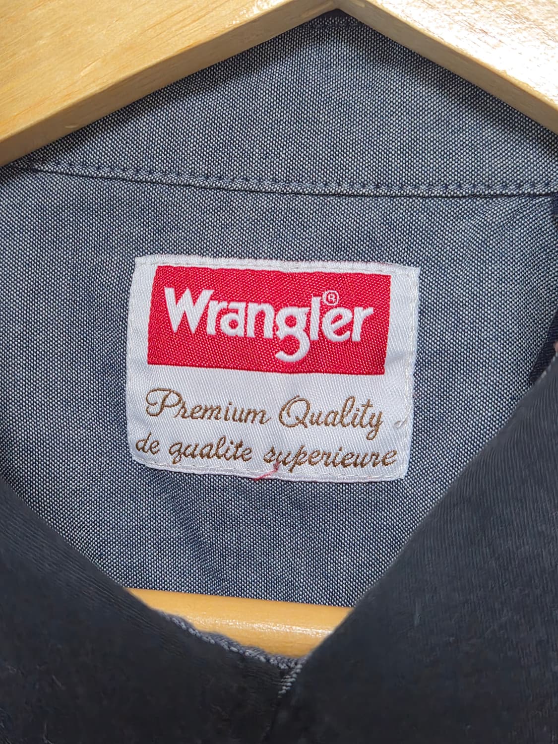 랭글러Wrangler 투포켓 코튼 워크셔츠 L - S448 상품이미지4