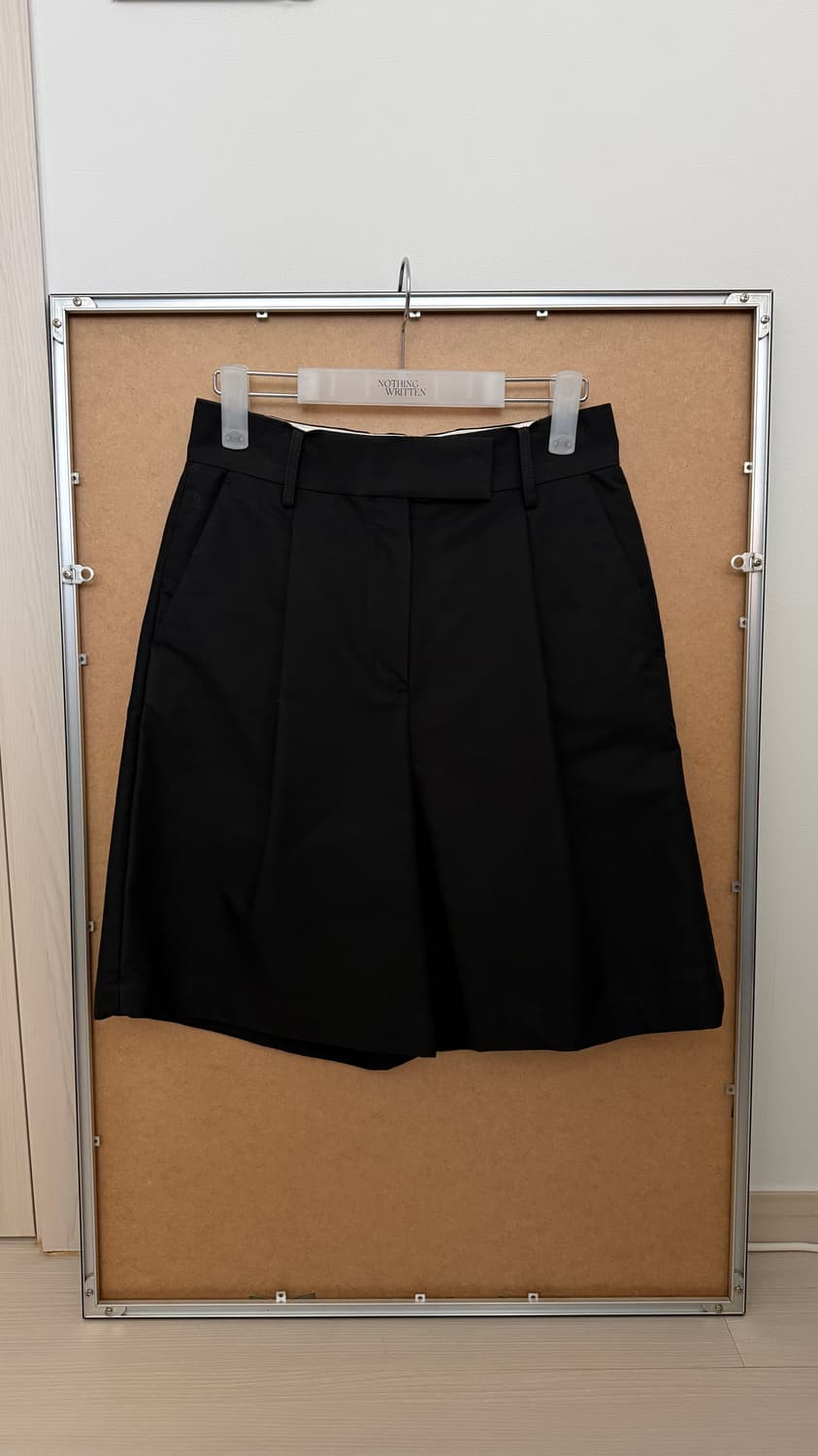 낫띵리튼 실키 코튼 버뮤다 팬츠 / 블랙 / M 상품이미지8