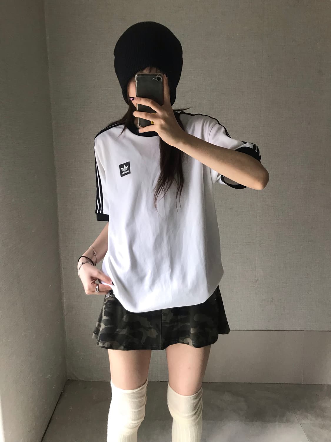 아디다스 흰검 링거티셔츠 상품이미지4