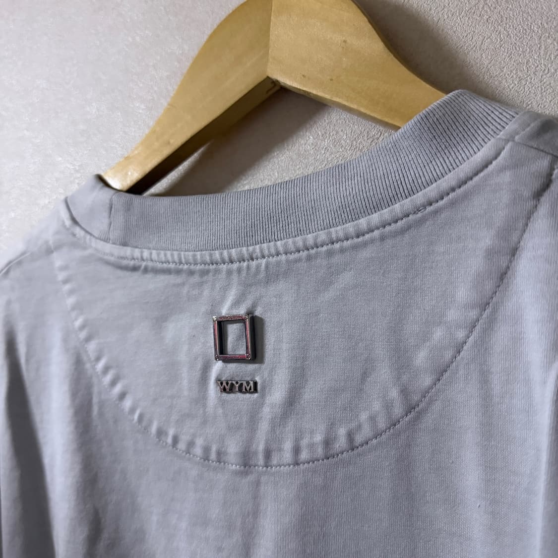 우영미 파리 남성 오버핏 플레이트 반팔티셔츠 52  상품이미지3