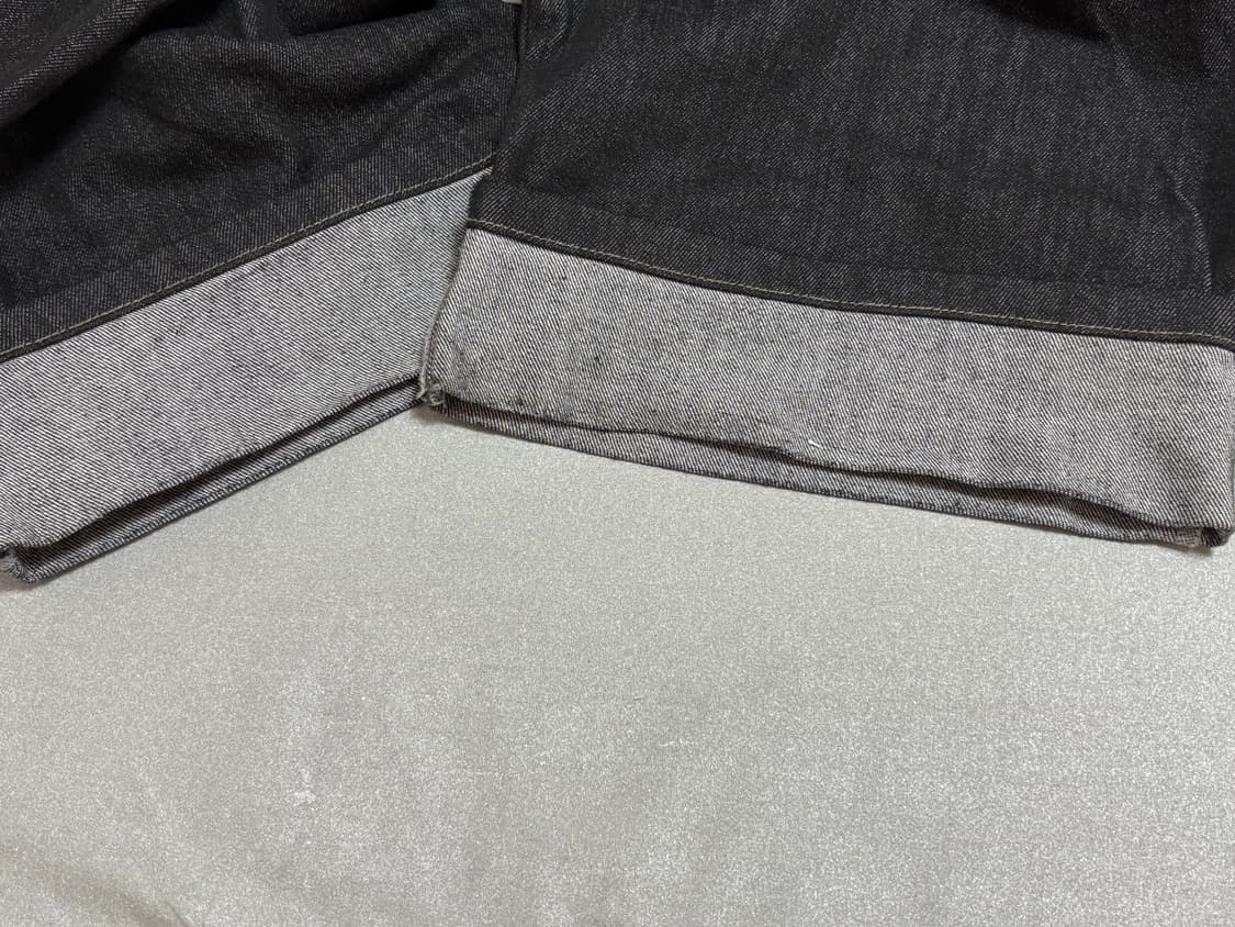 아캄 Cinch Back Denim Pants (Black) 상품이미지4