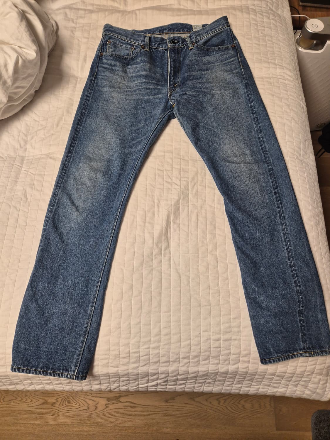 오어슬로우 107 2years 셀비지 워싱진 상품이미지1