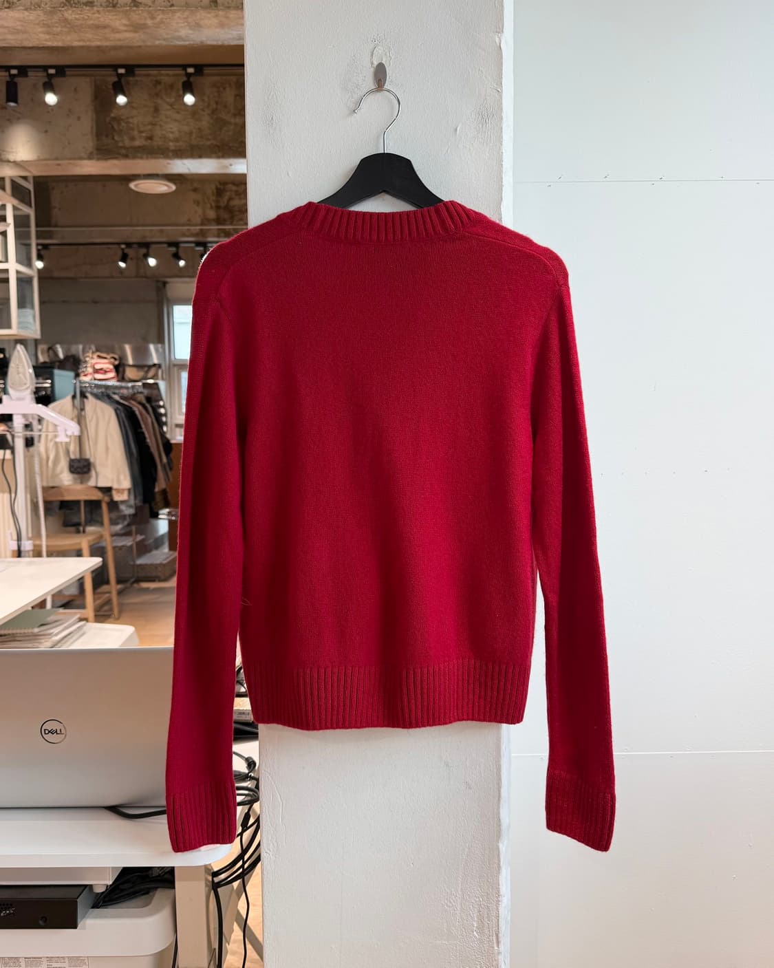 메종 키츠네 레드 베이비 폭스 패치 가디건  상품이미지7