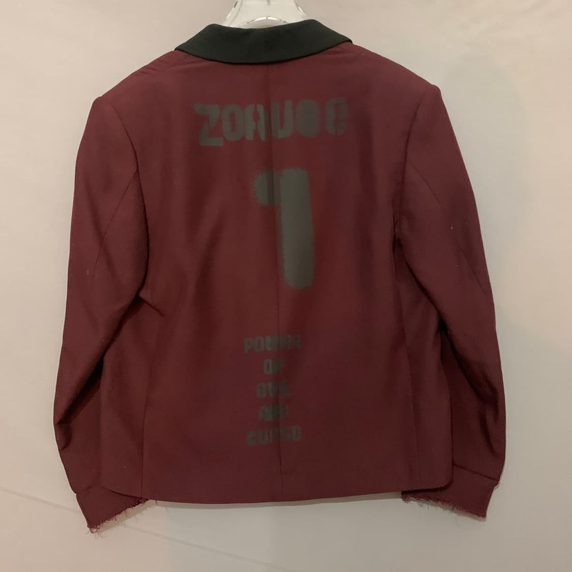 1 언더커버 19 ZORUGE 카라 배색 블레이저 자켓 상품이미지3