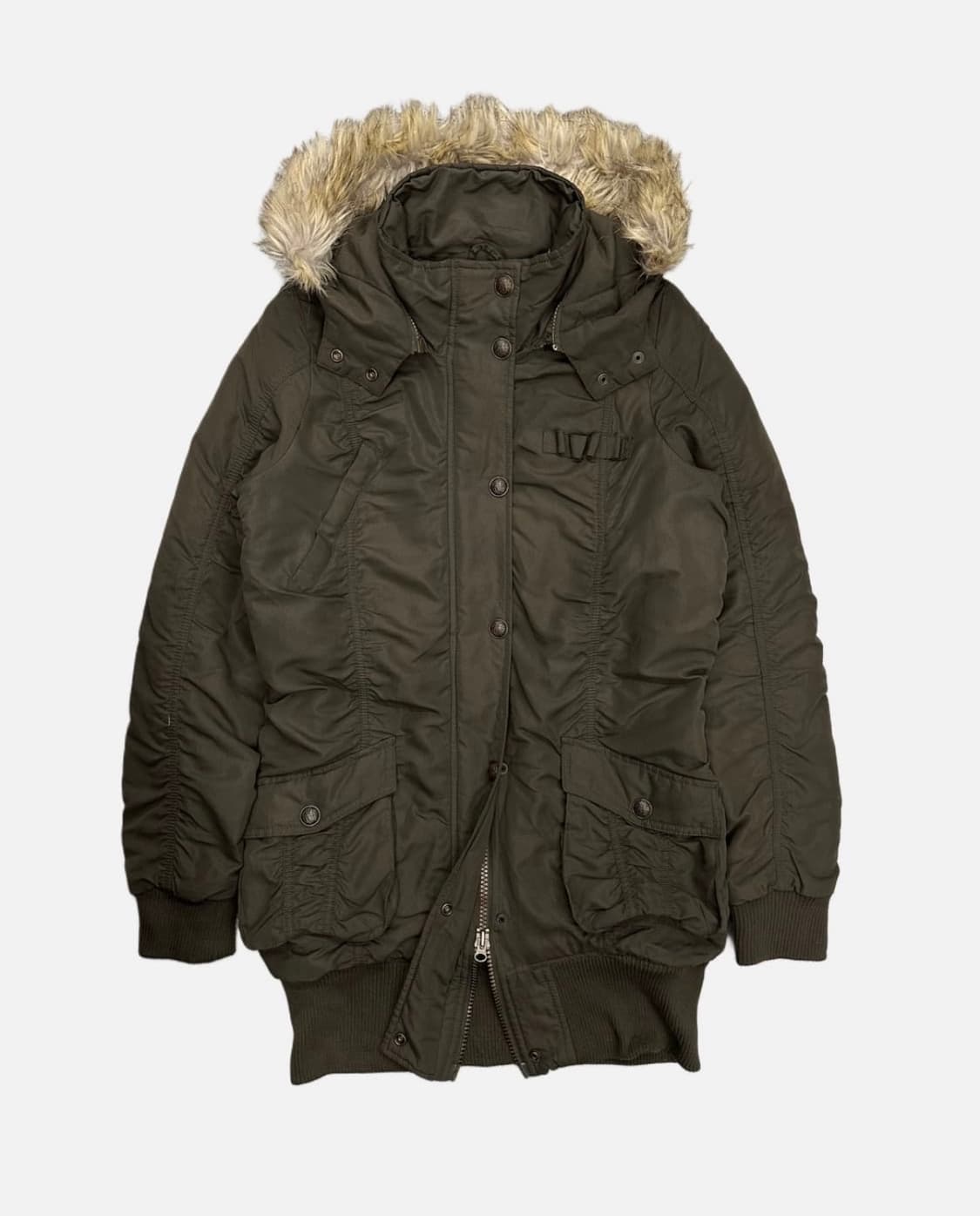 빈티지 퍼 탈부착 야상 상품이미지1