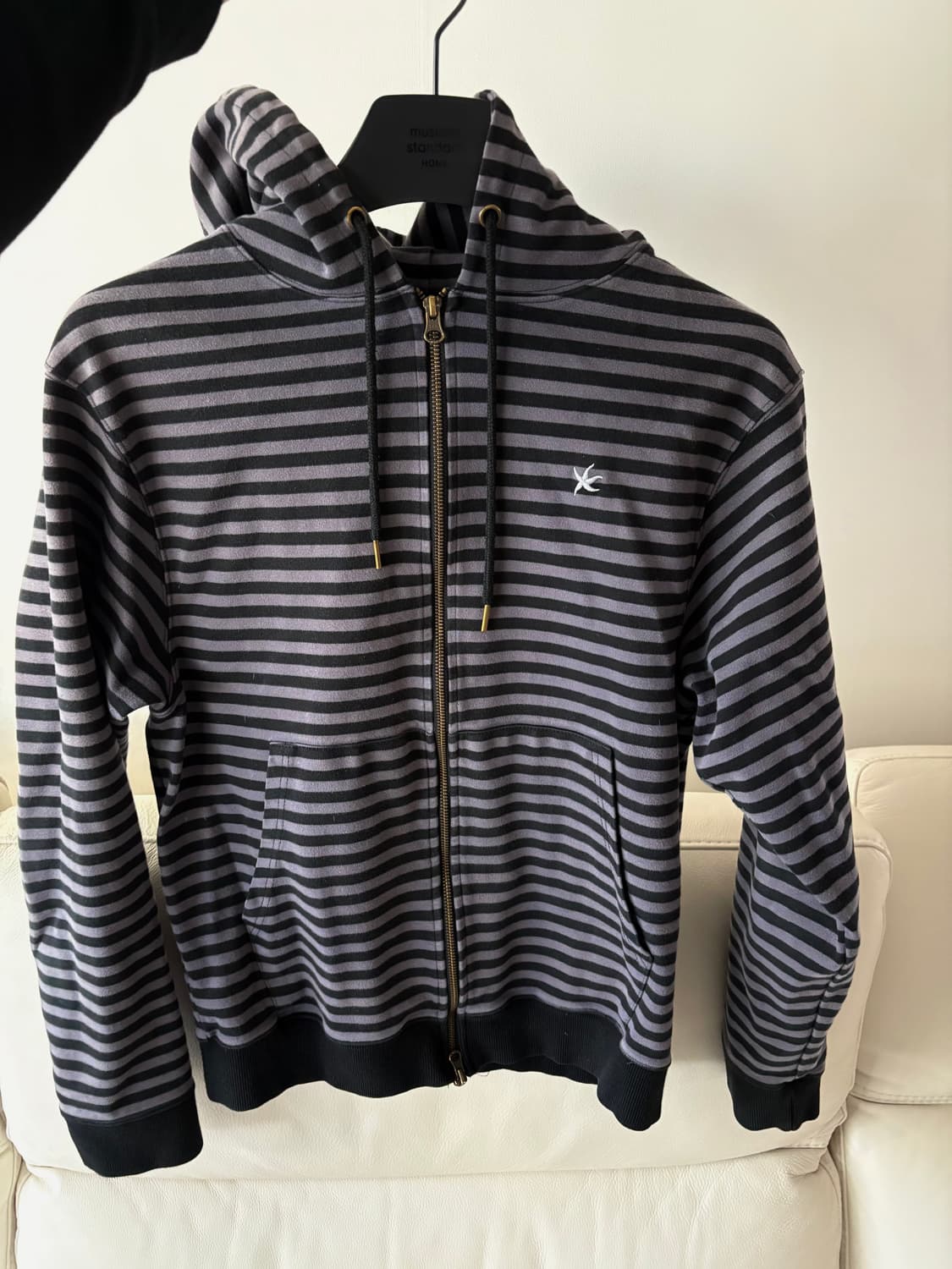 더 콜디스트 모먼트 스트라이프 후드집업 상품이미지1