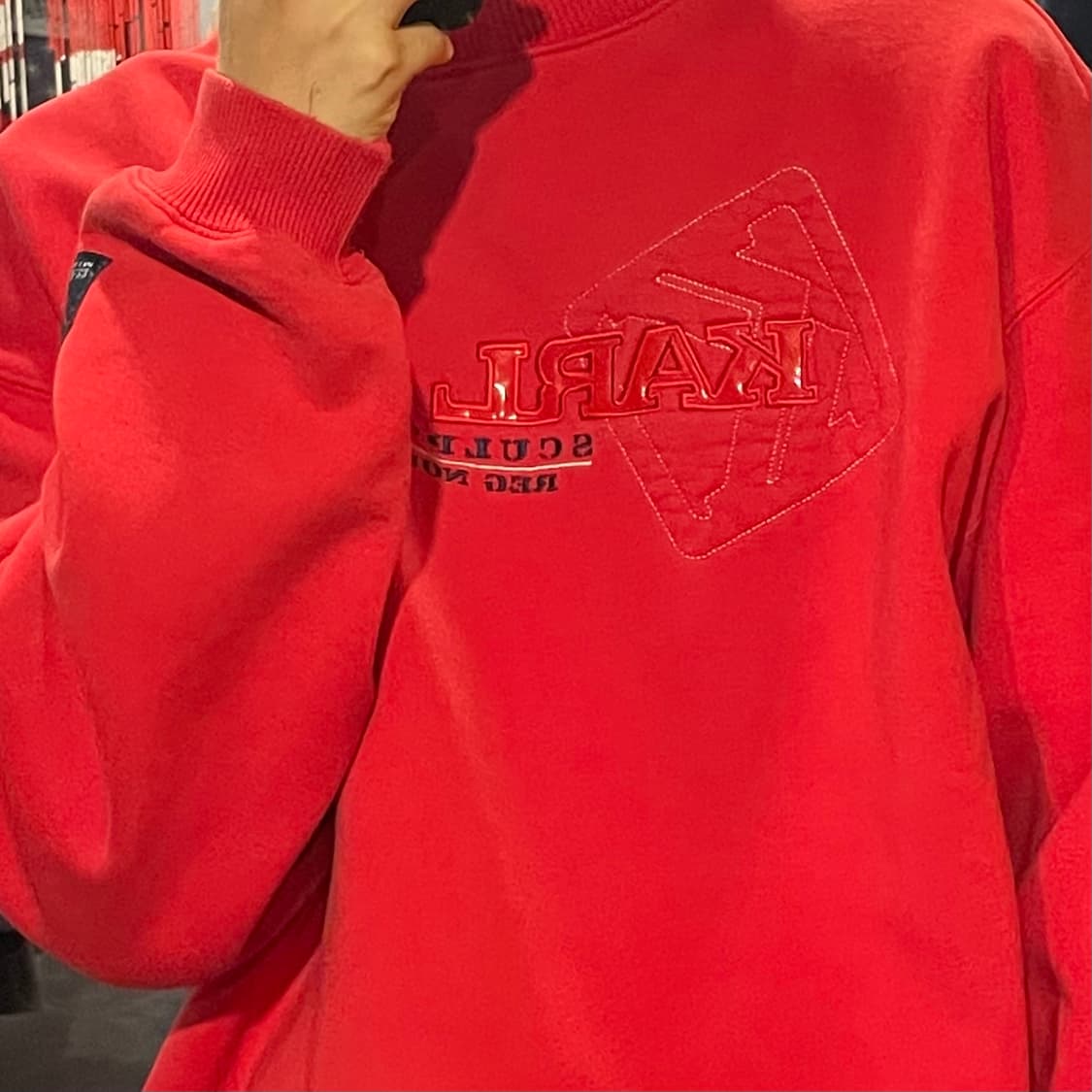 [IM] Karl Kani 칼카니 레드 맨투맨 상품이미지5