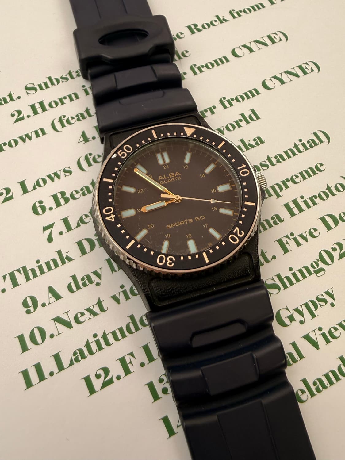 SEIKO ALBA 80s 빈티지 sports 시계 상품이미지5
