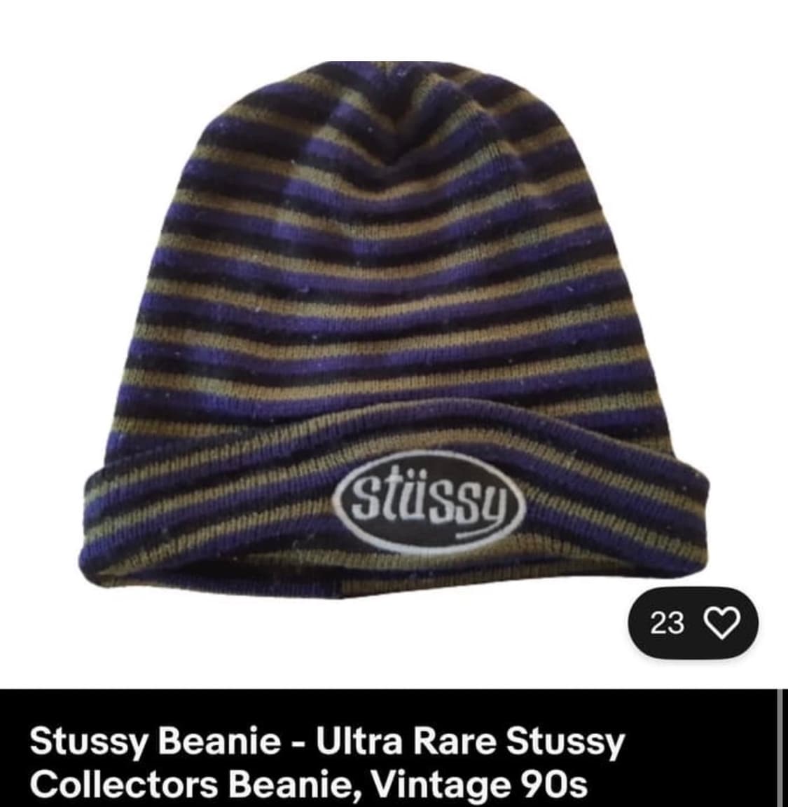 스투시 스트라이프 비니 상품이미지5