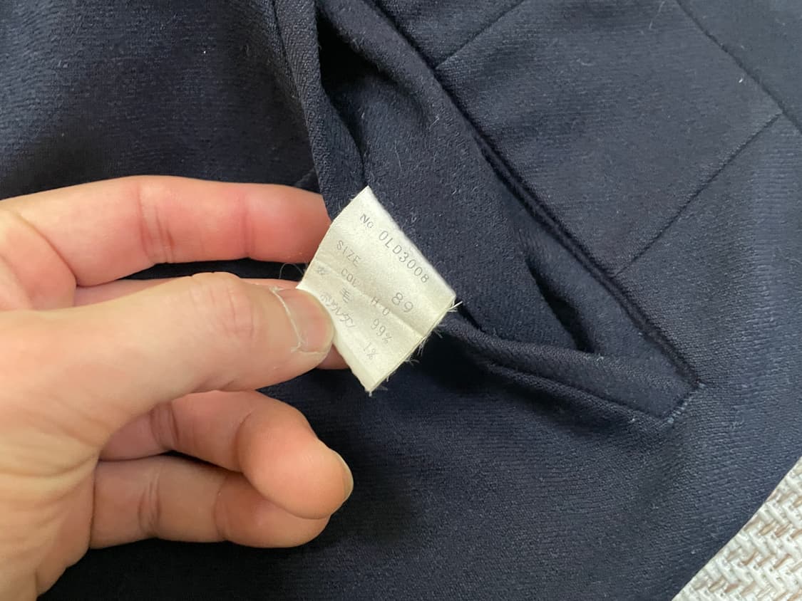 크리스찬 디올 몽슈르 네이비 울 슬랙스 J03610 상품이미지9