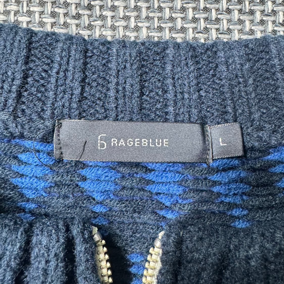 레이지블루 집업 가디건 화이트 ( L/OLD-8137  상품이미지3