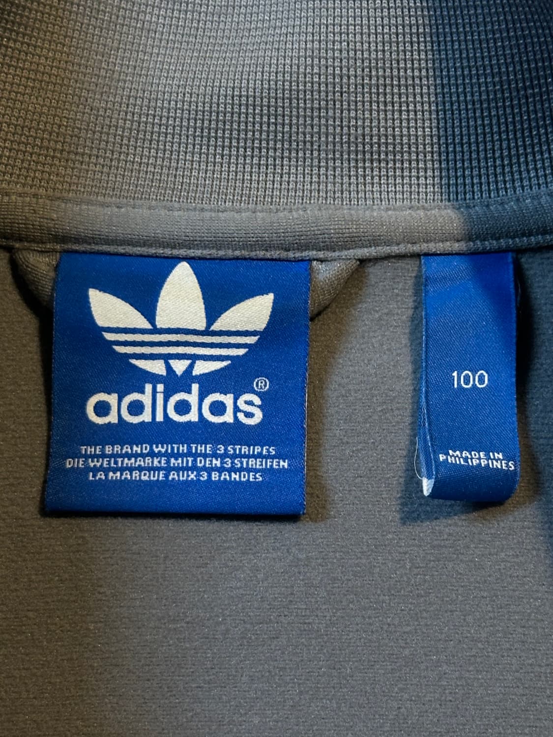 아디다스 ADIDAS 슈퍼스타 트랙탑 져지 그레이 형광 상품이미지7