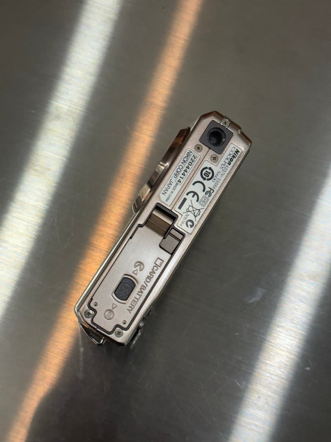 배터리2개/날짜표시)니콘 쿨픽스 S600 핑크골드 빈티지디카 상품이미지7