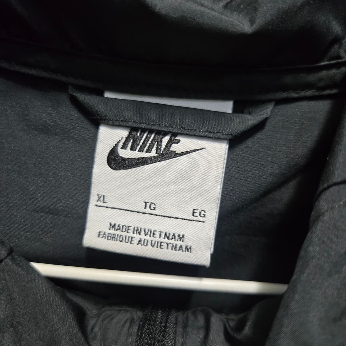 나이키 빅로고 팩커블 간절기 바람막이  블랙  상품이미지6