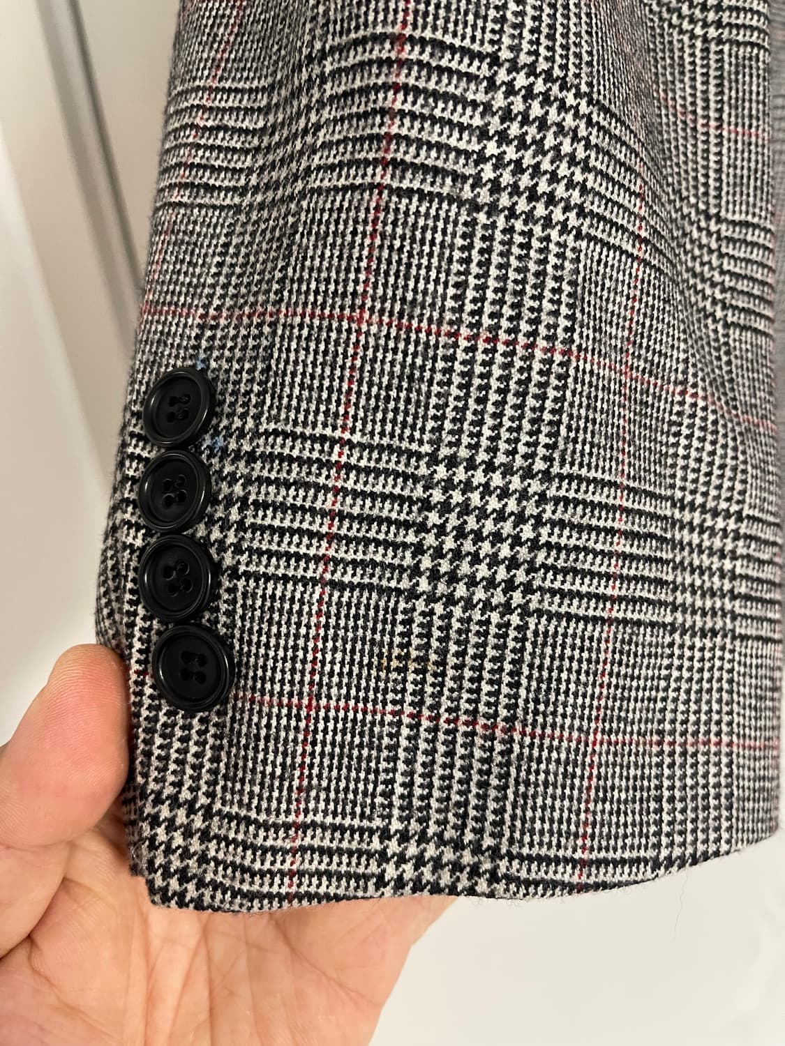 브룩스브라더스 로로피아나 질랜더 원단 글렌체크 블레이저 자켓 40R(1 상품이미지3