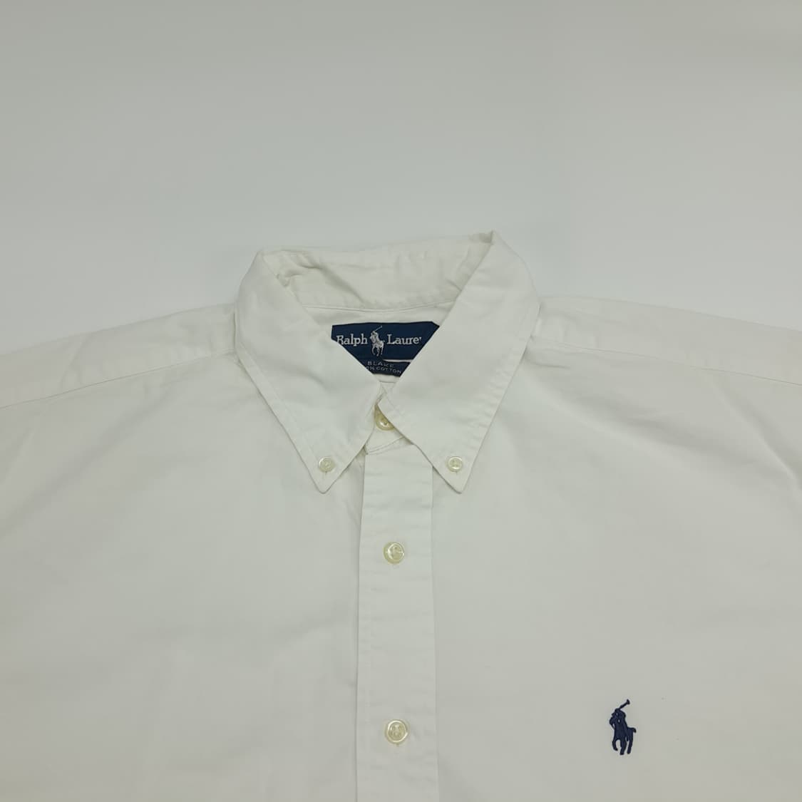 Co616 XL 폴로 랄프로렌 화이트 반팔 셔츠 남방 상품이미지2