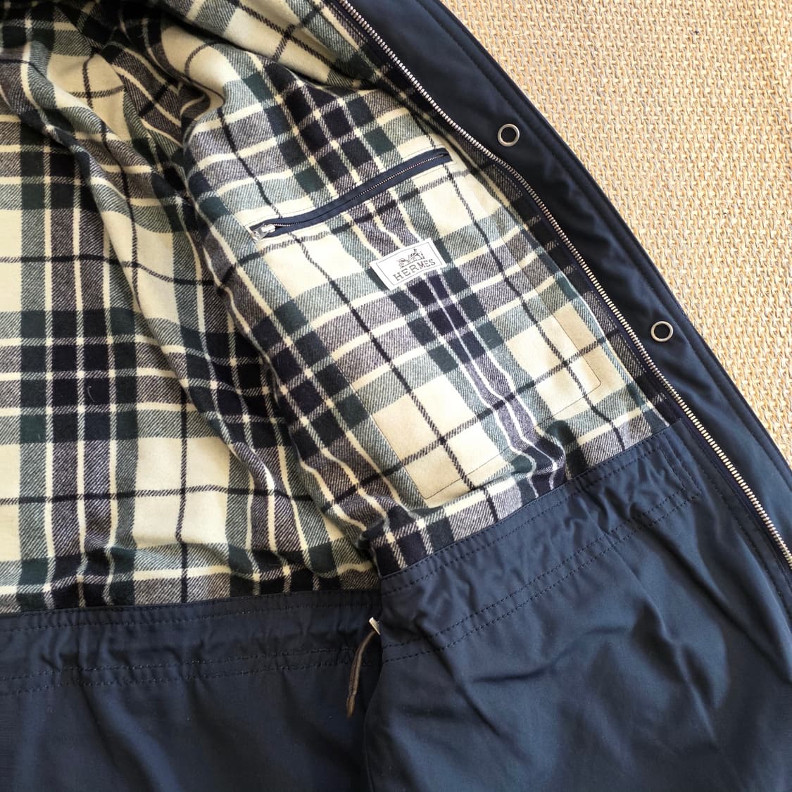 에르메스 최상급 케시미어 유틸리터리언 켄바스 필드 자켓 야상 코트 상품이미지9